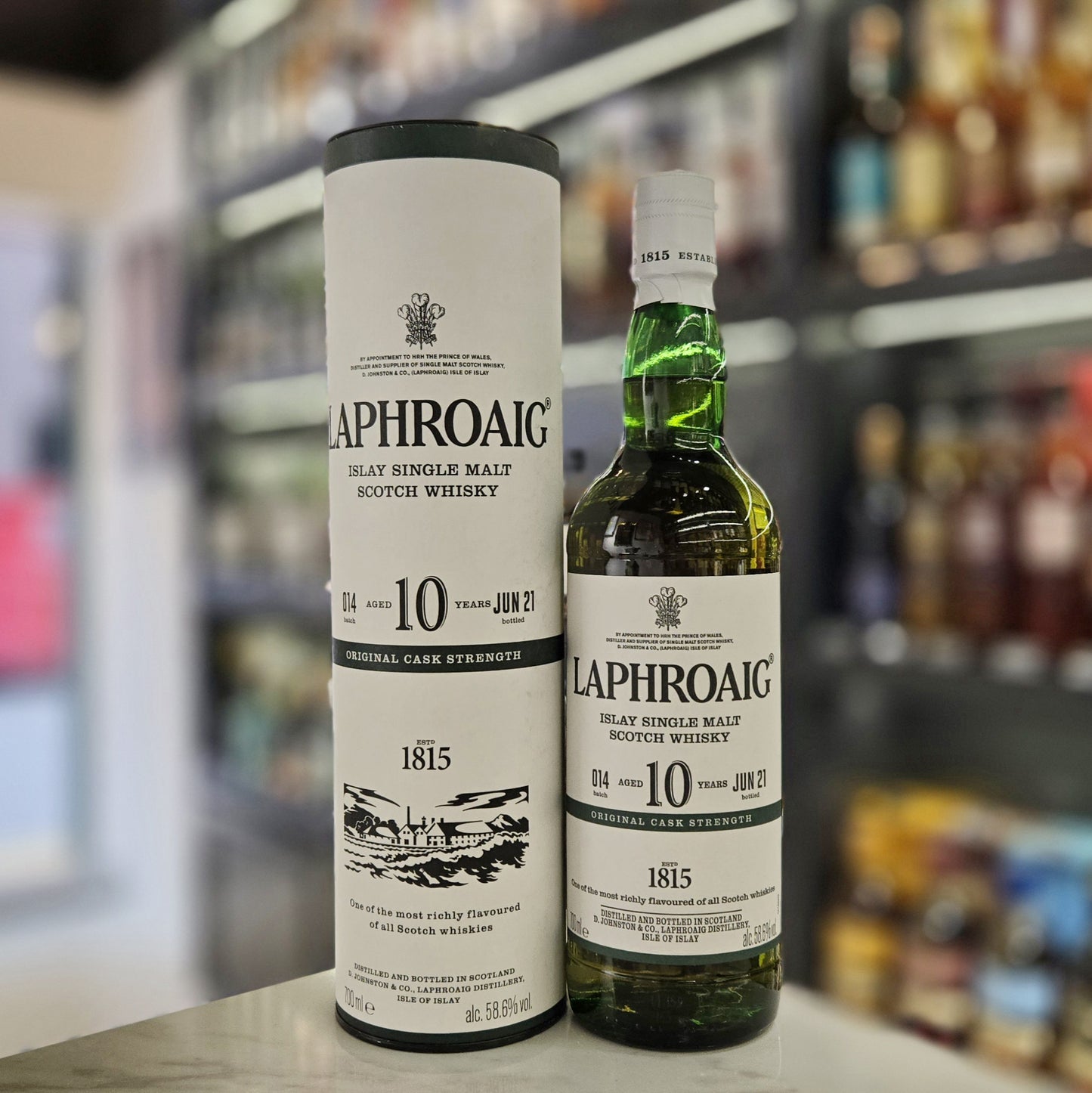 Laphroaig 10 Year Old Cask Strength Batch 14 Single Malt Scotch Whisky