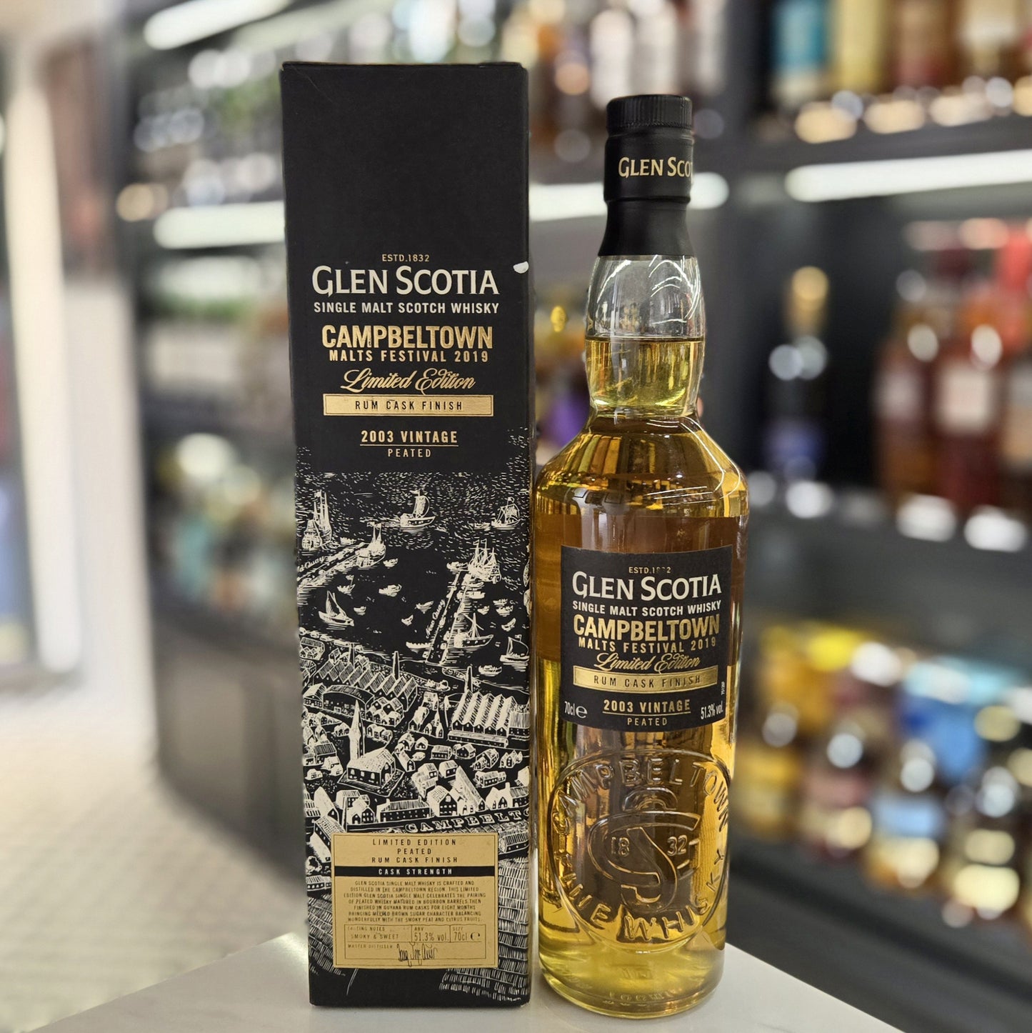 Glen Scotia Rum Cask Finish Campbeltown Malts Festival 2019 Single Malt Scotch Whisky