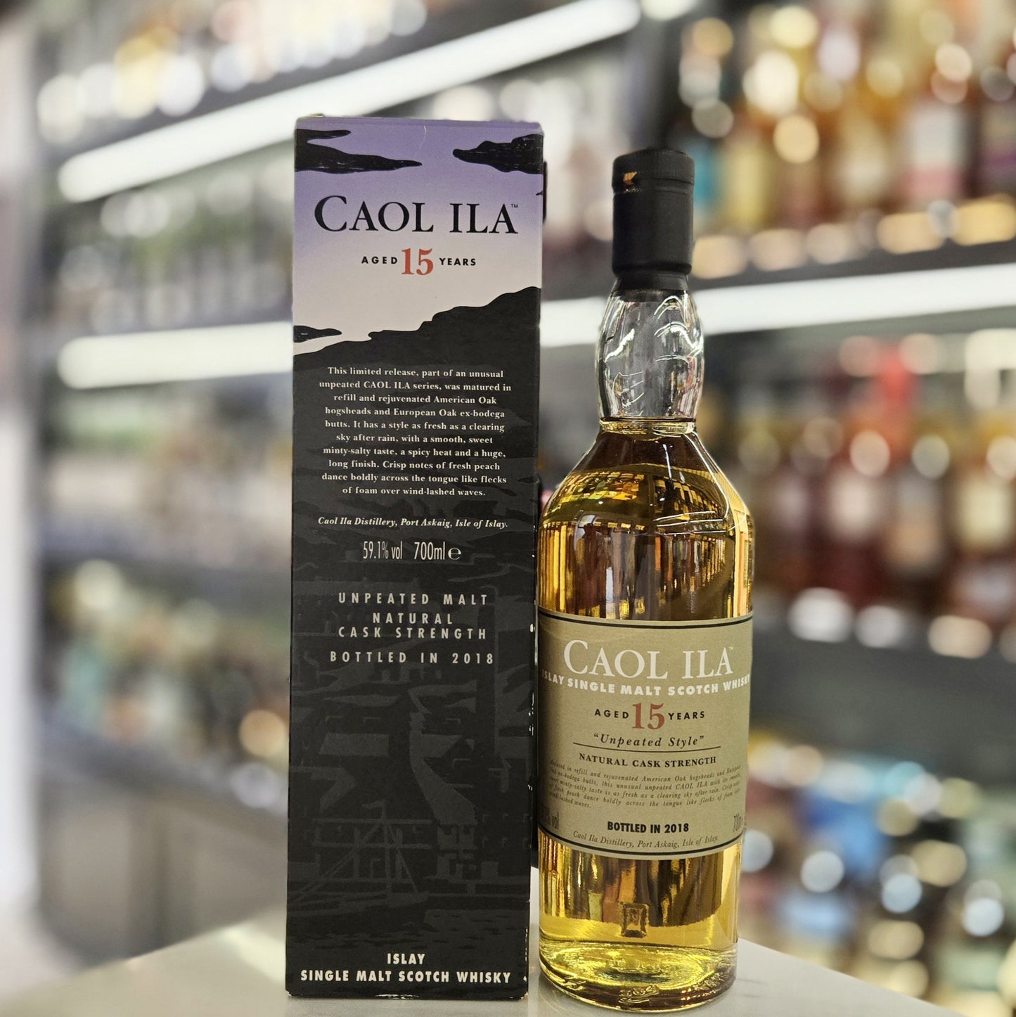 Caol Ila 15 Year Old Unpeated Cask Strength Single Malt Scotch Whisky