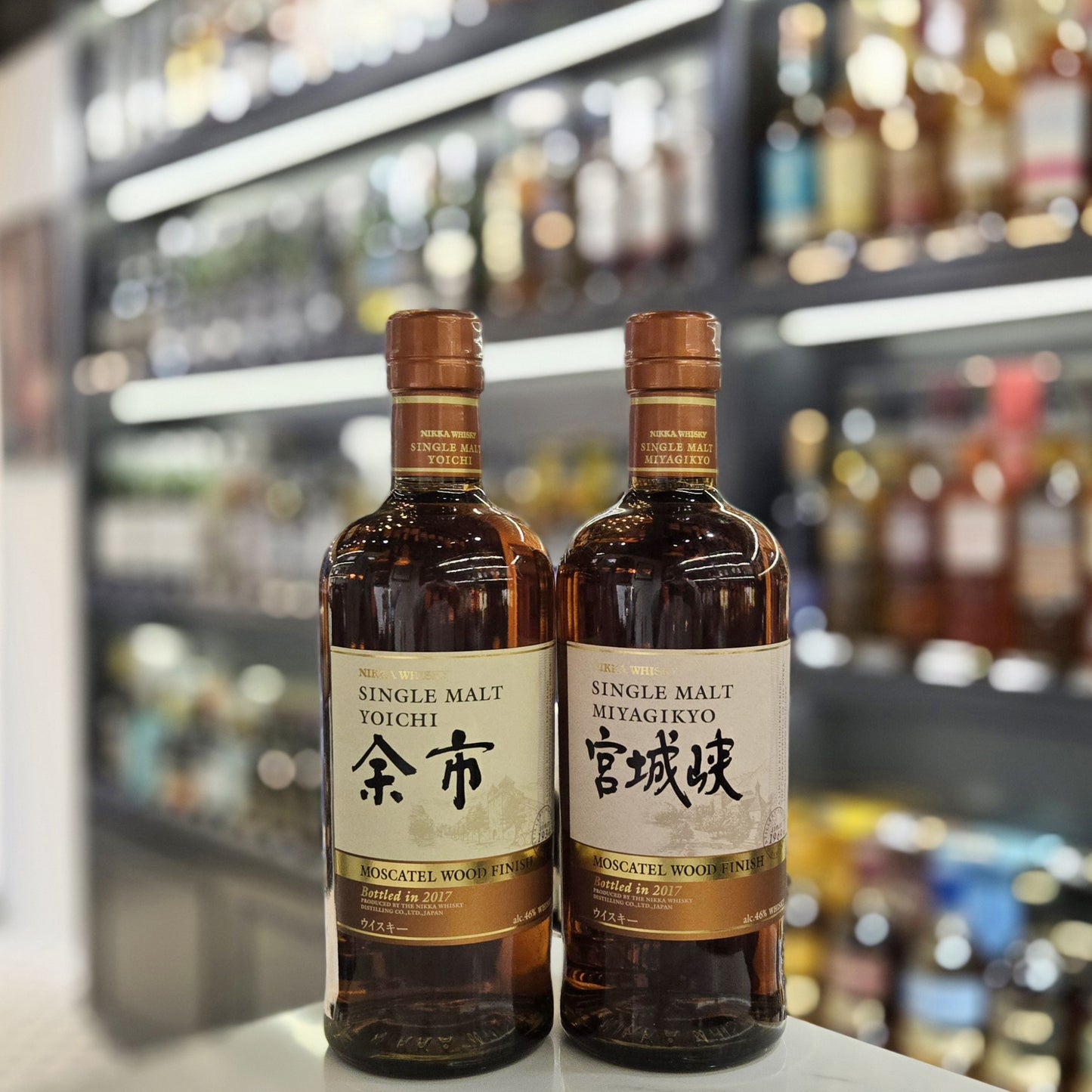 Nikka Yoichi+Miyagiko Bourbon Wood Finish Single Malt Japanese Whisky