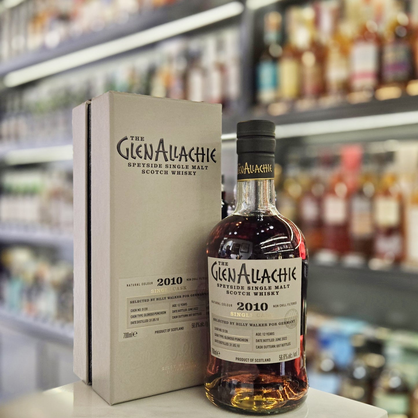 GlenAllachie 12 Year Old 2010-2022 Oloroso (Cask #5139) Single Malt Scotch Whisky