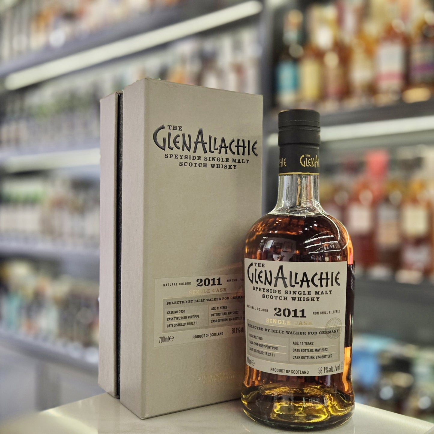 Glenallachie 11 Year Old 2011-2022 Ruby Port Pipe (Cask #7450) Single Malt Scotch Whisky