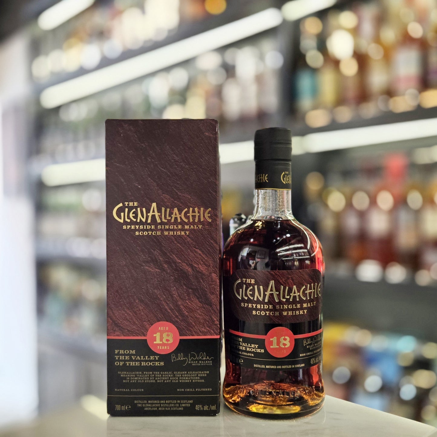 GlenAllachie 18 Year Old Single Malt Scotch Whisky