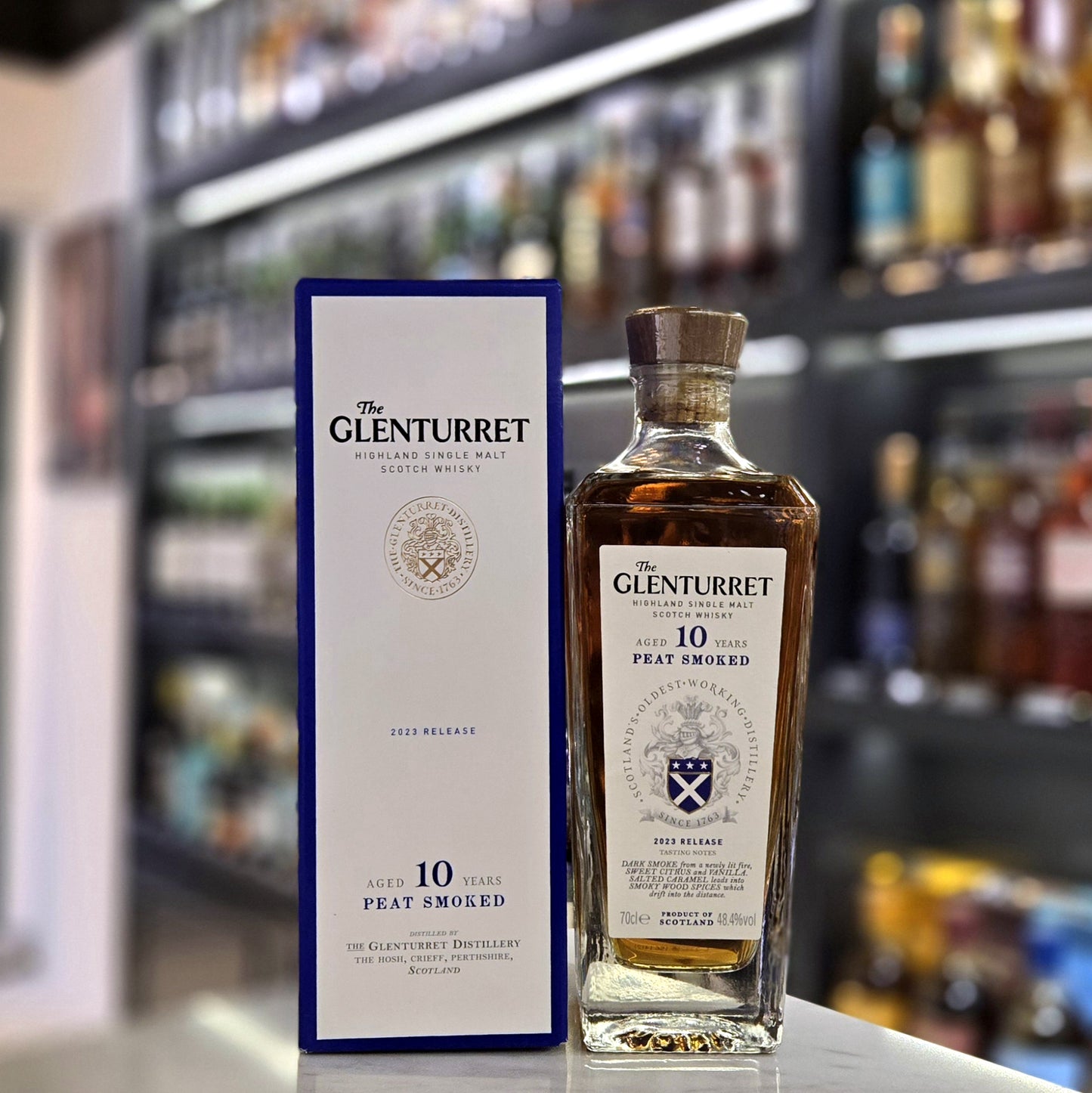 Glenturret 10 Year Old Peat Smoked (2023 Release) Single Malt Scotch Whisky