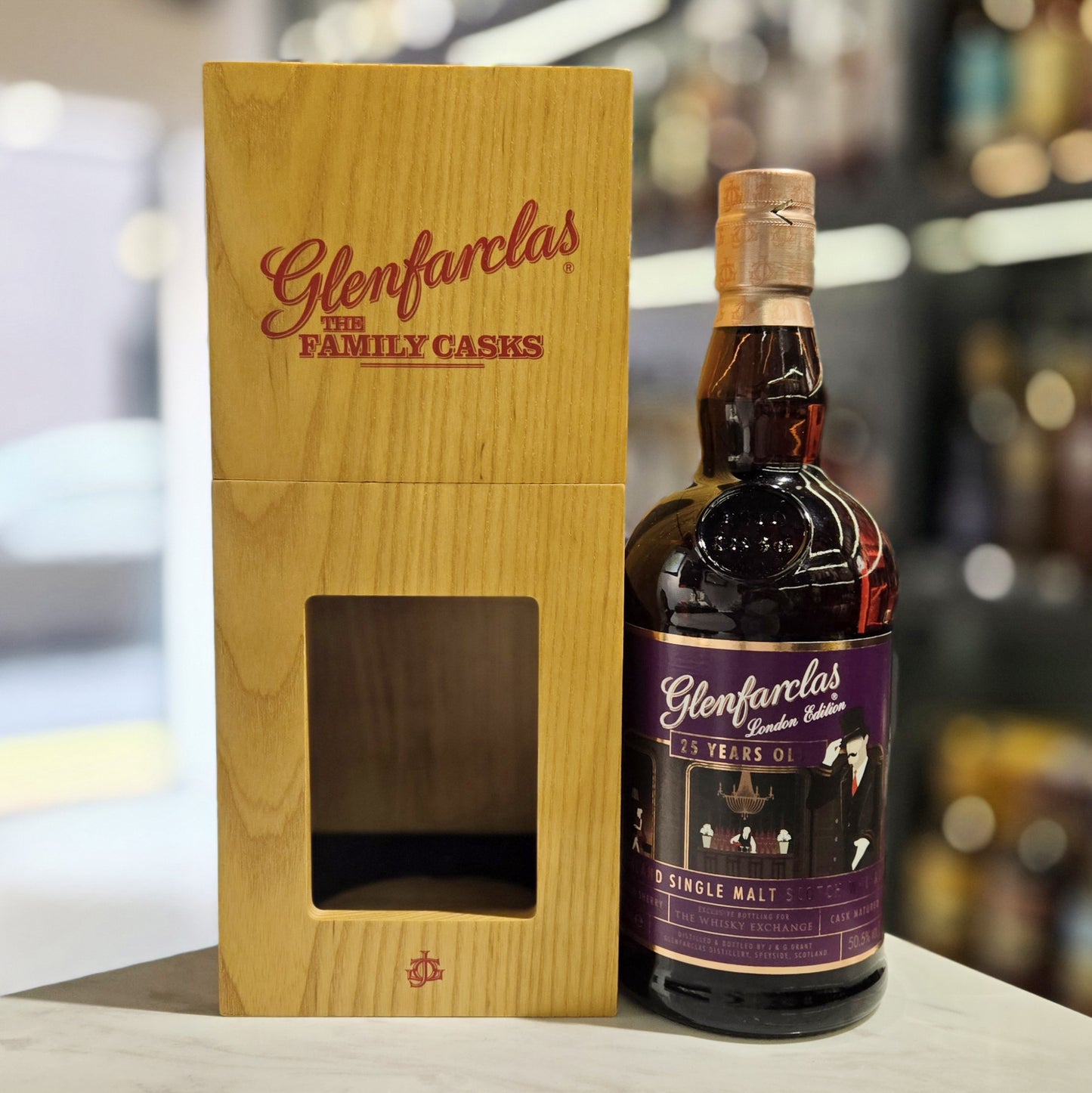 Glenfarclas Family Cask 25 Year Old London Edition Single Malt Scotch Whisky (20th Anniversary release for TWE)