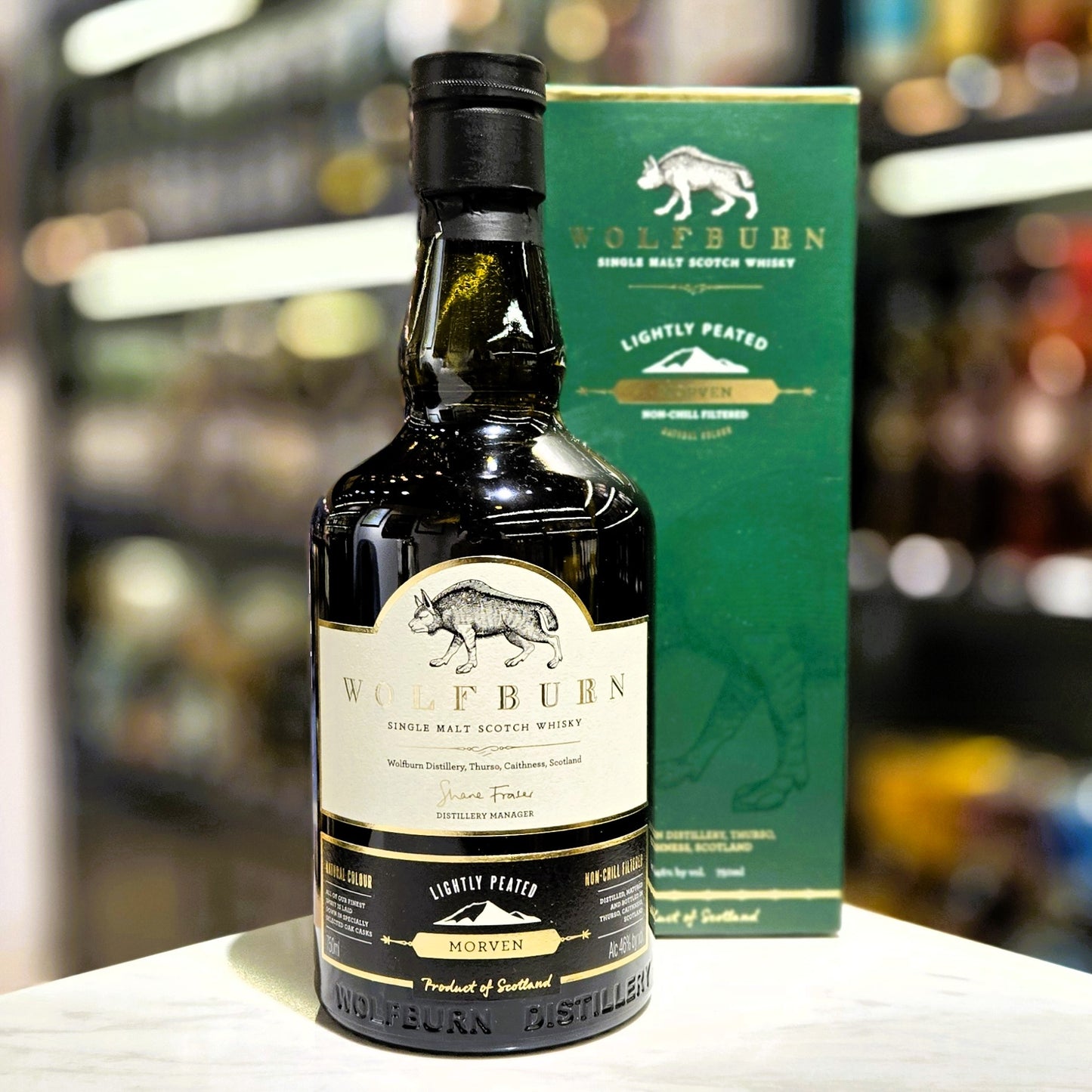 Wolfburn Morven Lightly Peated Single Malt Scotch Whisky