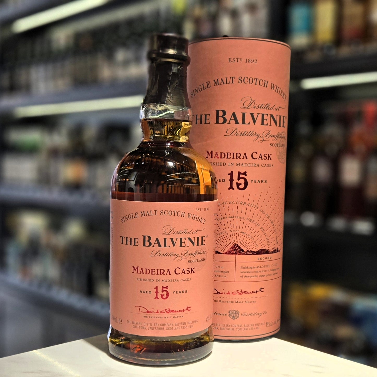 Balvenie 15 Year Old Madeira Cask Finished Single Malt Scotch Whisky