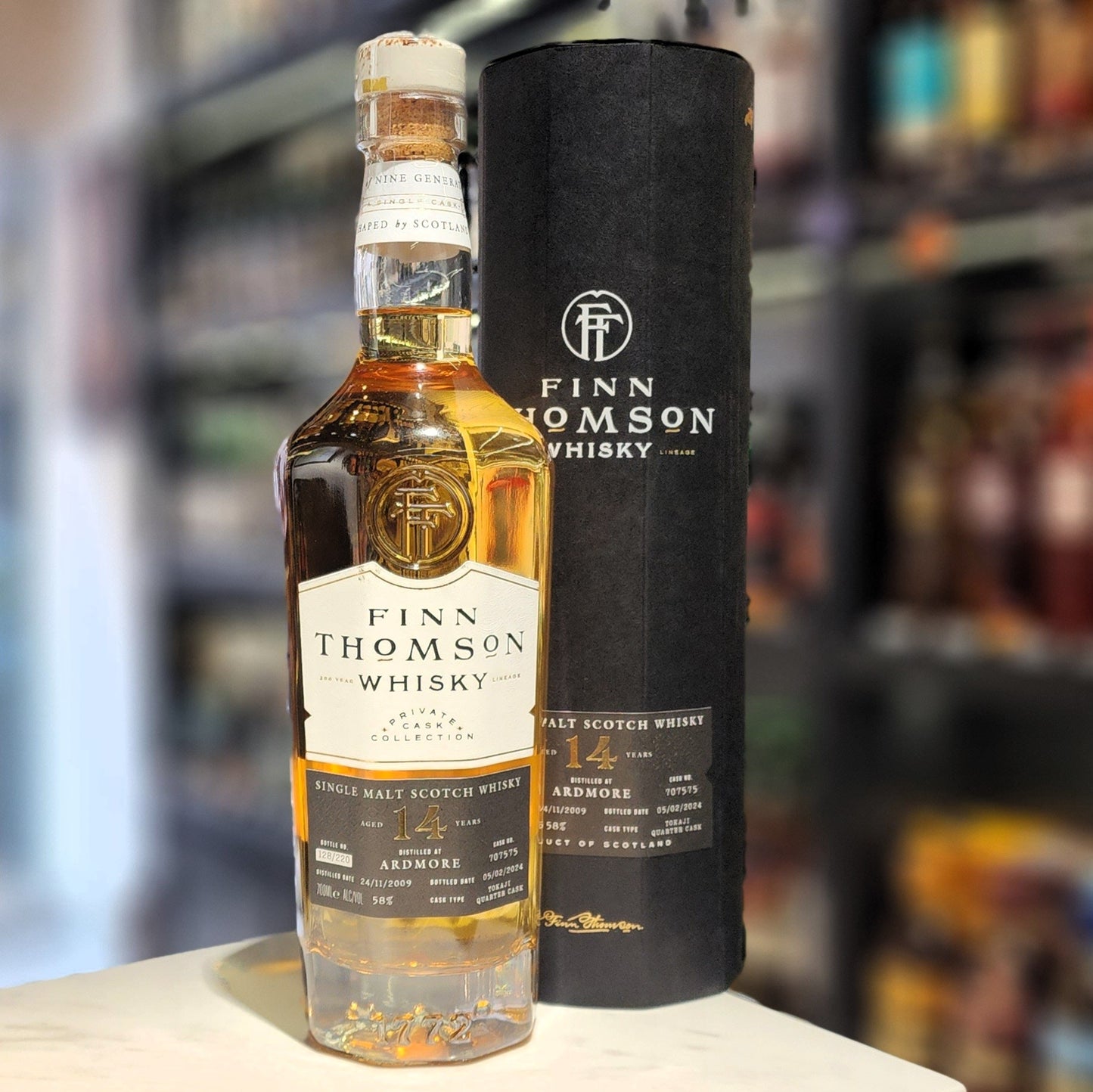 Finn Thomson Ardmore 14 Year Old Single Malt Scotch Whisky