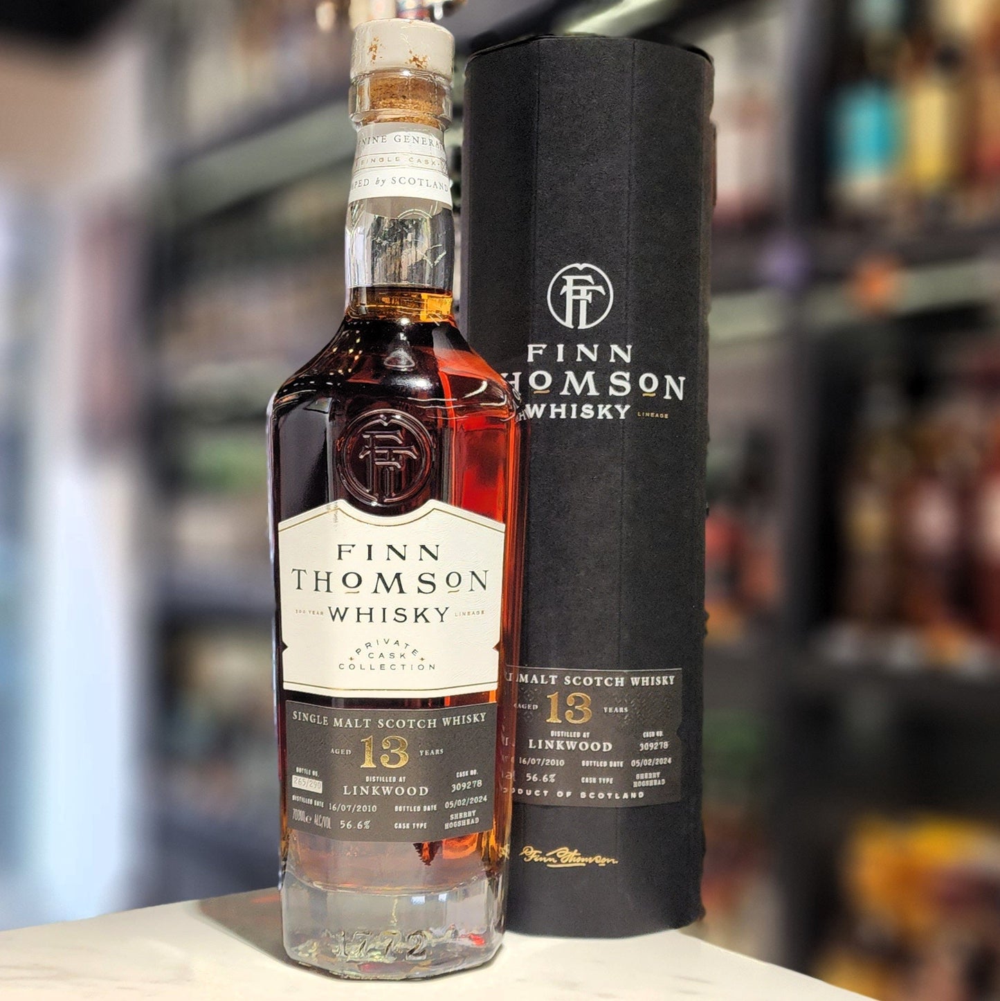 Finn Thomson Linkwood 13 Year Old Single Malt Scotch Whisky