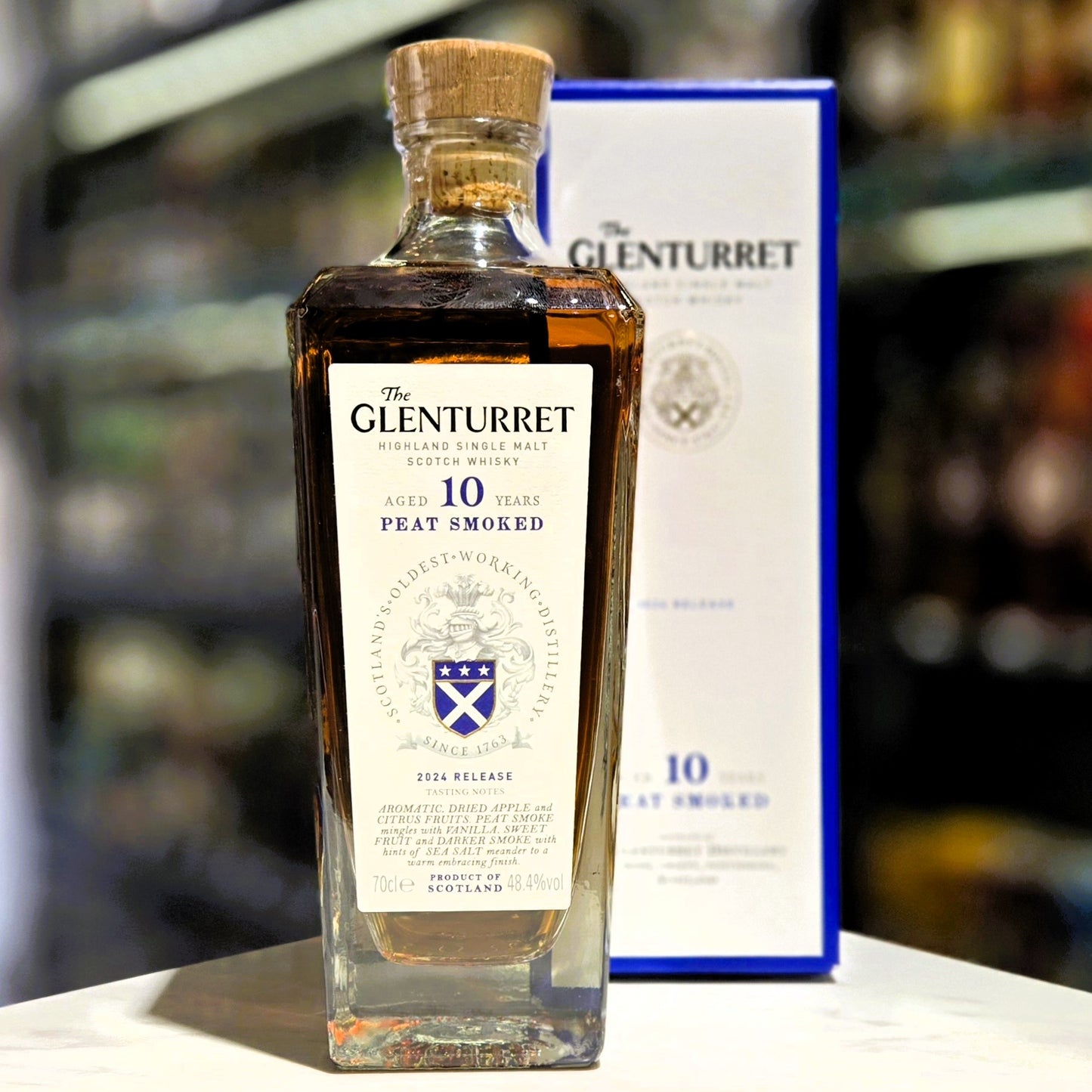 Glenturret 10 Year Old Peat Smoked (2024 Release) Single Malt Scotch Whisky