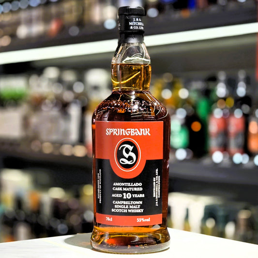 Springbank 10 Year Old Sherry Wood Amontillado Cask Matured Single Malt Scotch Whisky