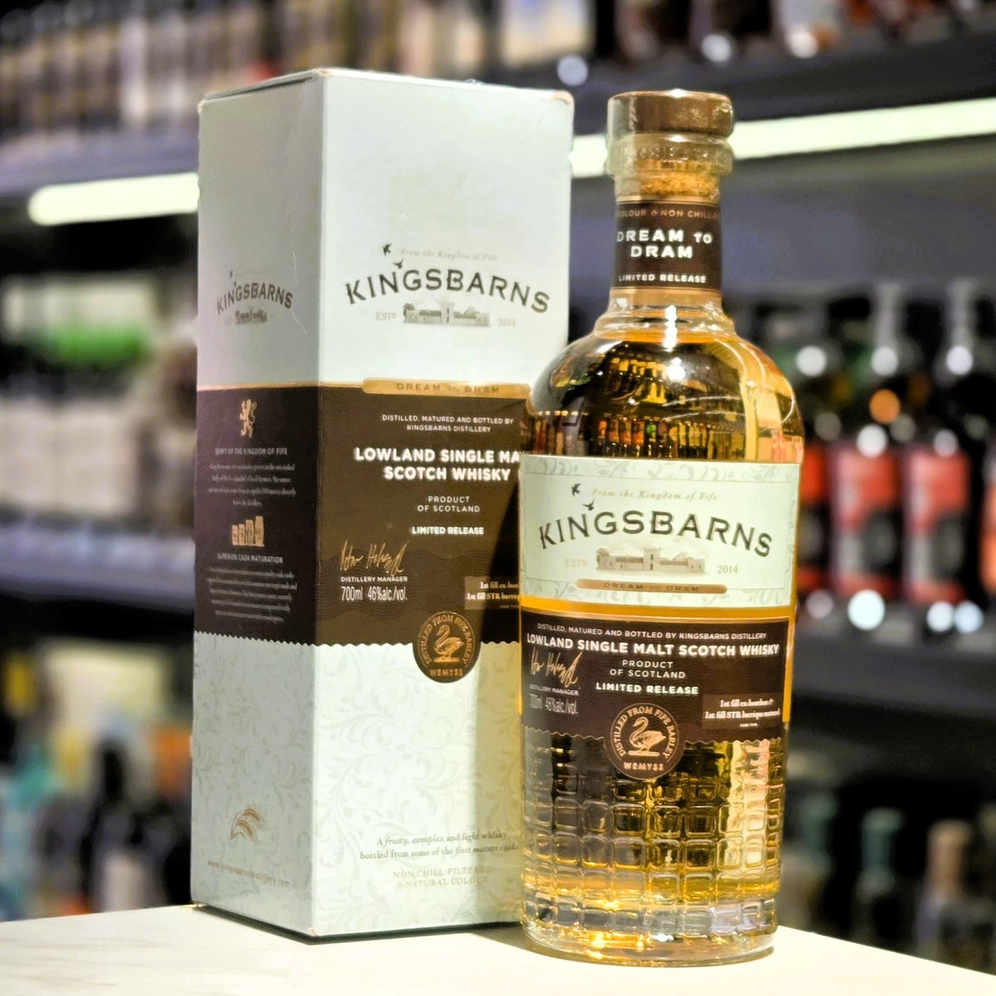 Kingsbarns Dream to Dram First Release Single Malt Scotch Whisky