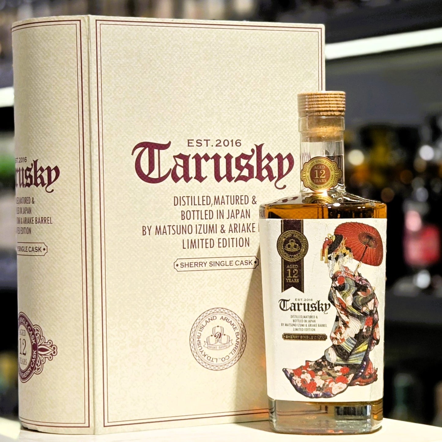 Tarusky 12 Year Old Sherry Single Cask Rice Shochu