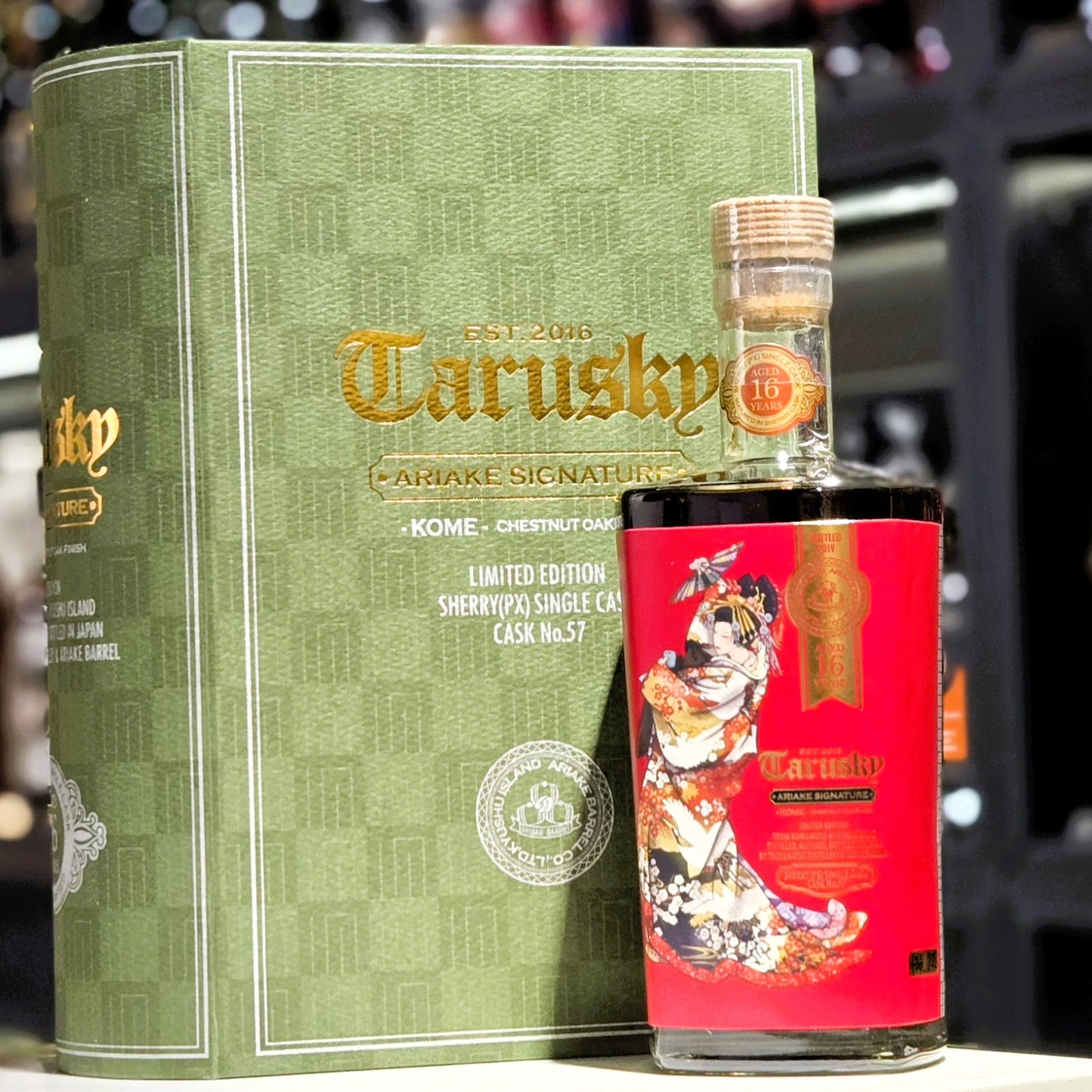 Tarusky 16 Year Old Sherry Single Cask (PX) Kome Shochu (Chestnut Oak Finish)