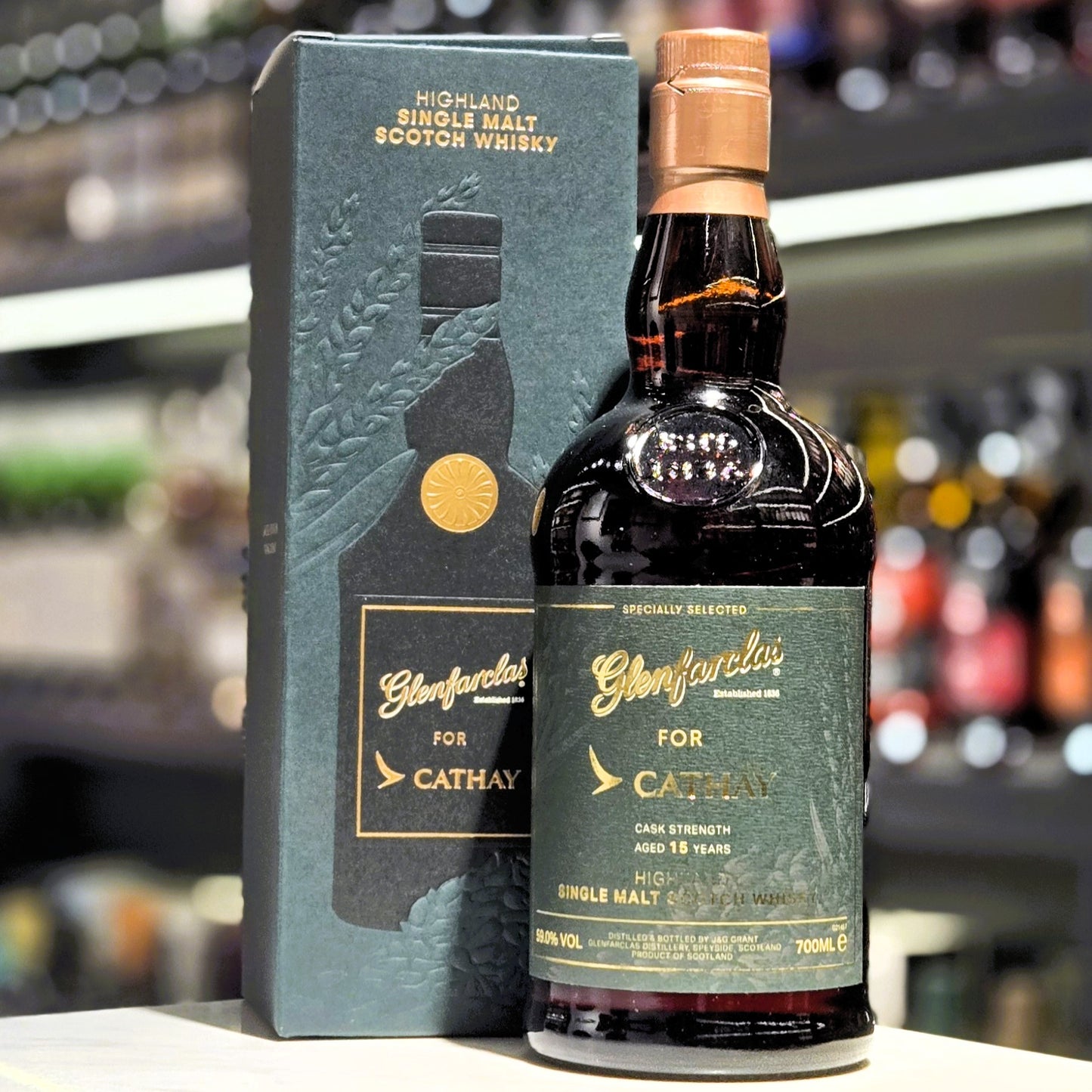 Glenfarclas x Cathay 15 Year Old Cask Strength Single Malt Scotch Whisky