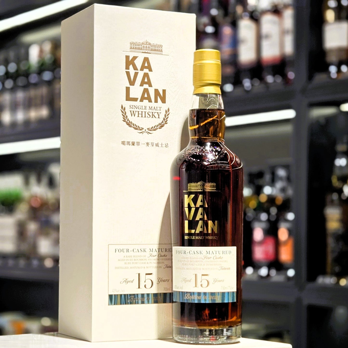 Kavalan 15 Year Old Four-Cask Matured Single Malt Whisky