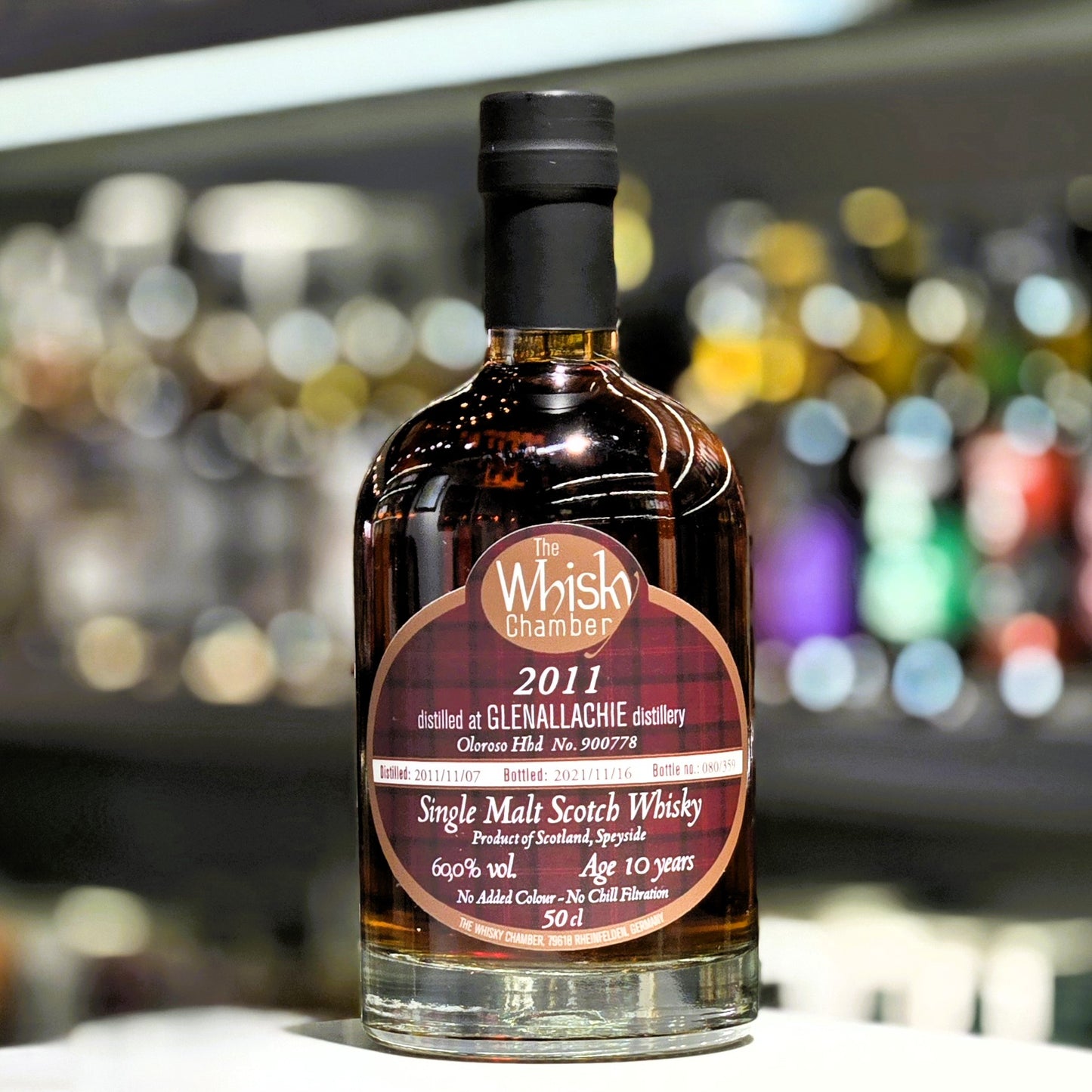 The Whisky Chamber GlenAllachie 10 Year Old (2011-2021) Single Malt Scotch Whisky