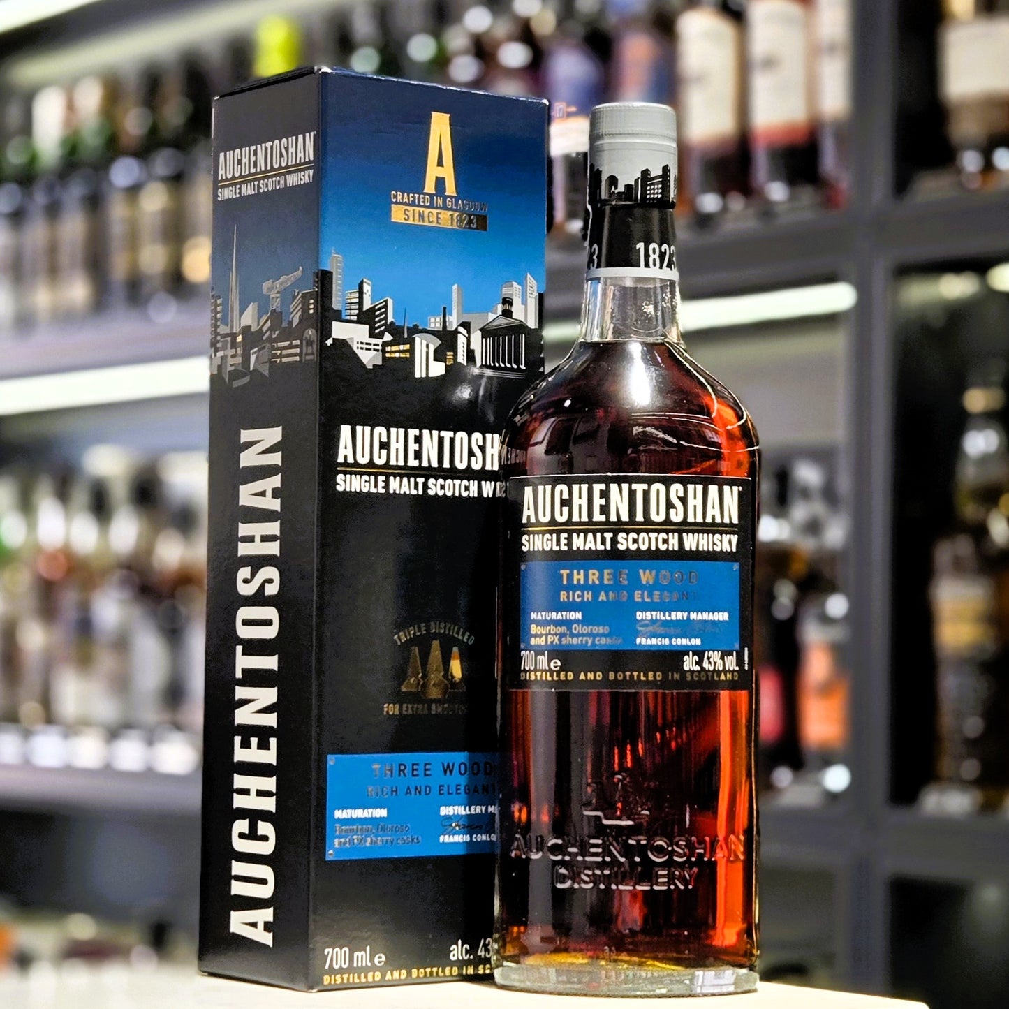 Auchentoshan Three Wood Single Malt Scotch Whisky