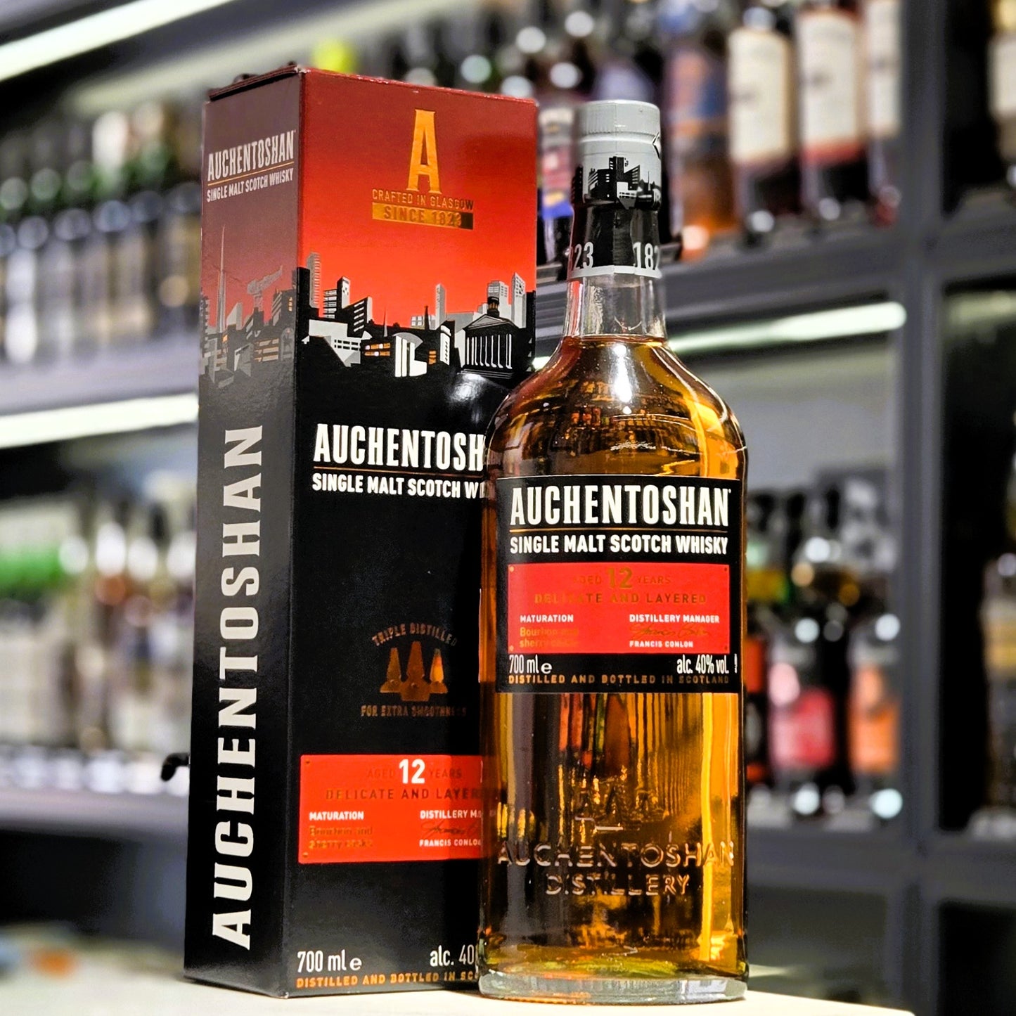 Auchentoshan 12 Year Old Single Malt Scotch Whisky