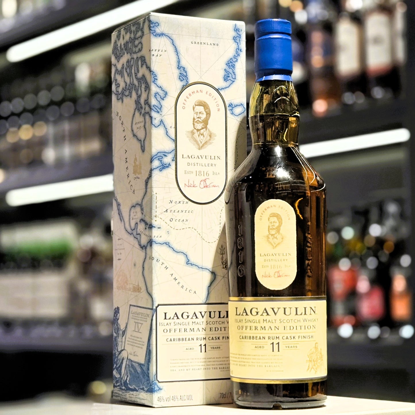Lagavulin Offerman Edition 11 Year Old Caribbean Rum Cask Finish Single Malt Scotch Whisky