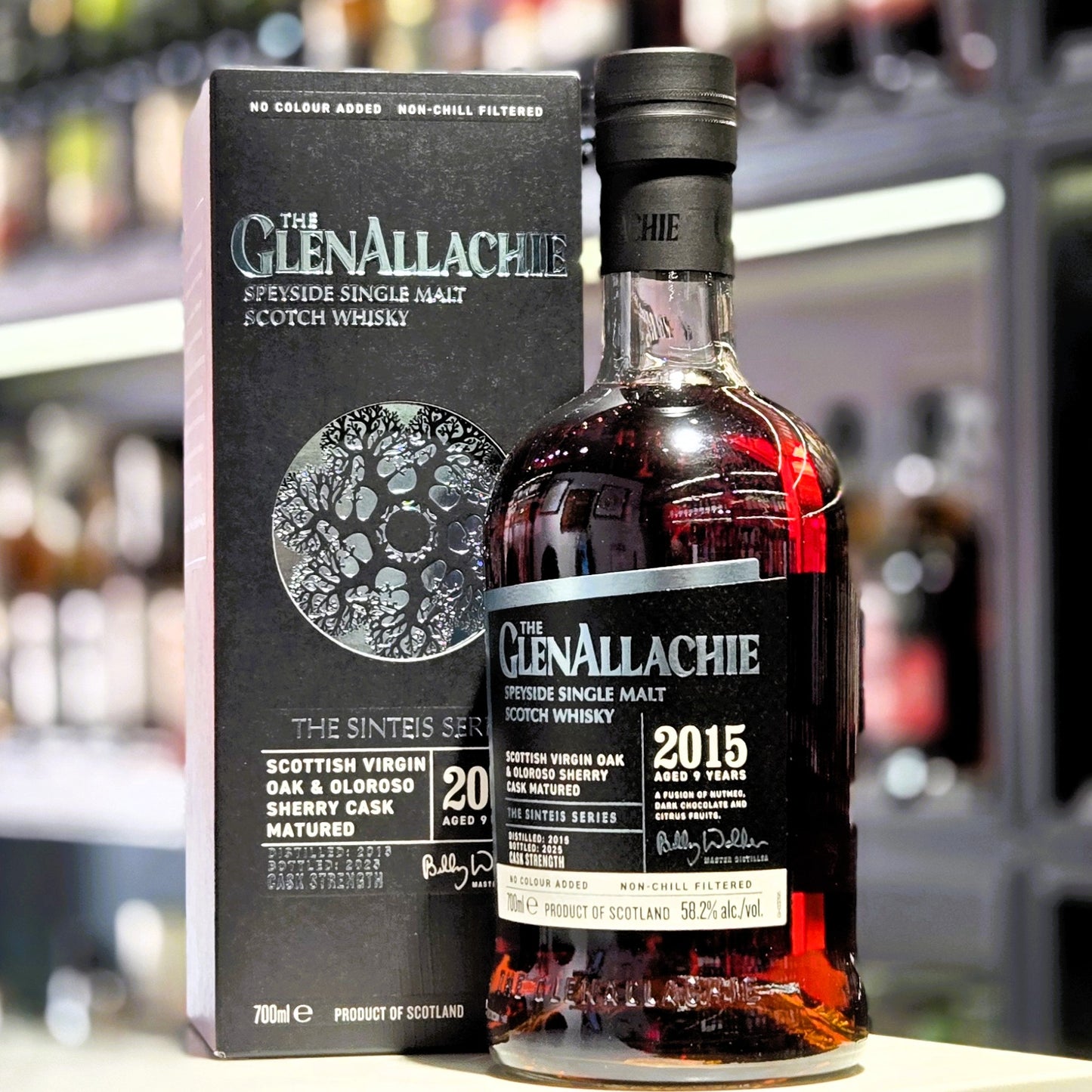 GlenAllachie Sinteis Series Part II 2015 Virgin Oak & Oloroso Sherry Cask Matured Single Malt Scotch Whisky