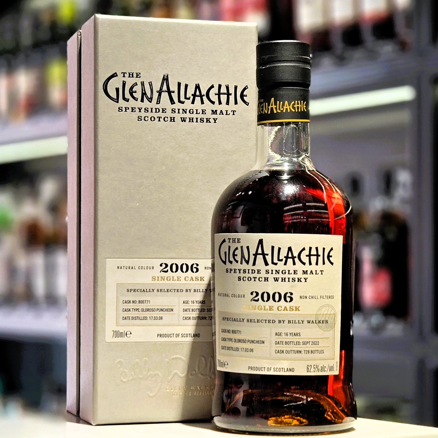 Glenallachie 16 Year Old Single Cask 2006-2022 Oloroso Puncheon (Cask #800771) Single Malt Scotch Whisky