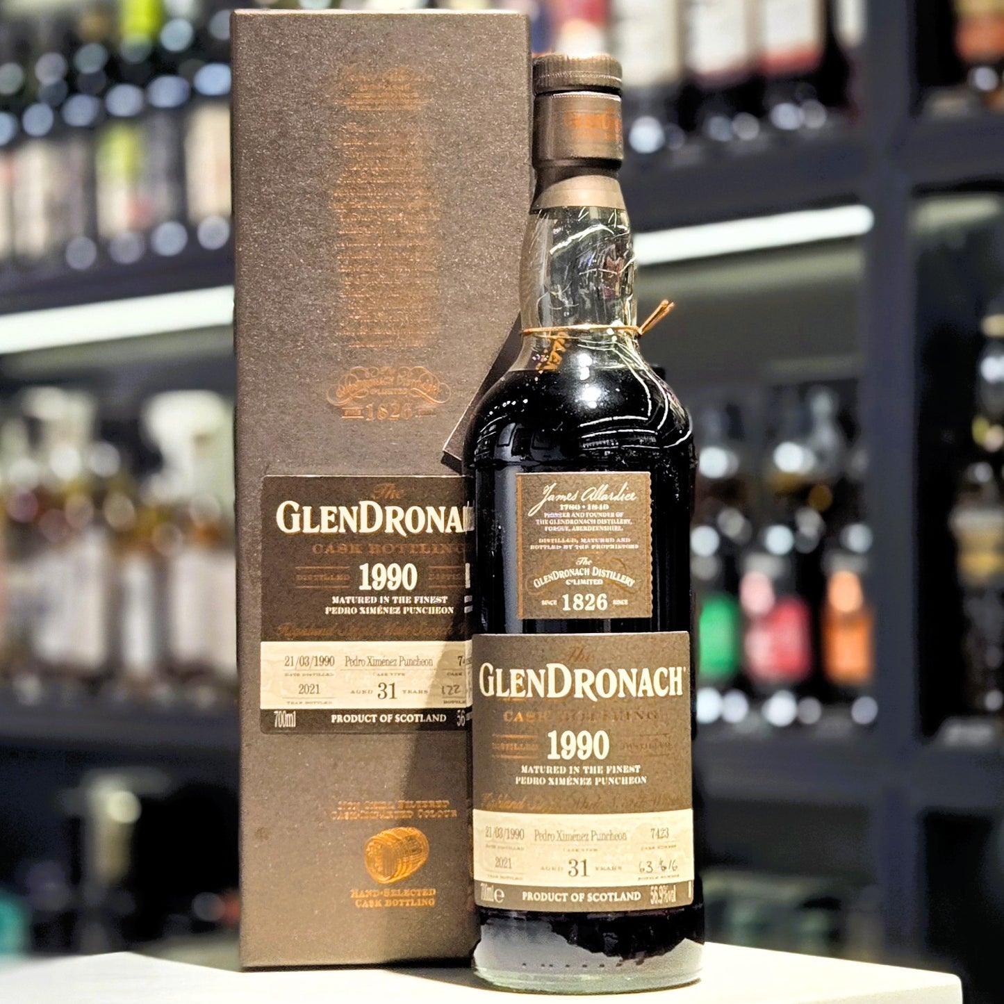 GlenDronach 31 Year Old 1990-2021 PX Puncheon (Cask #7423) Single Malt Scotch Whisky