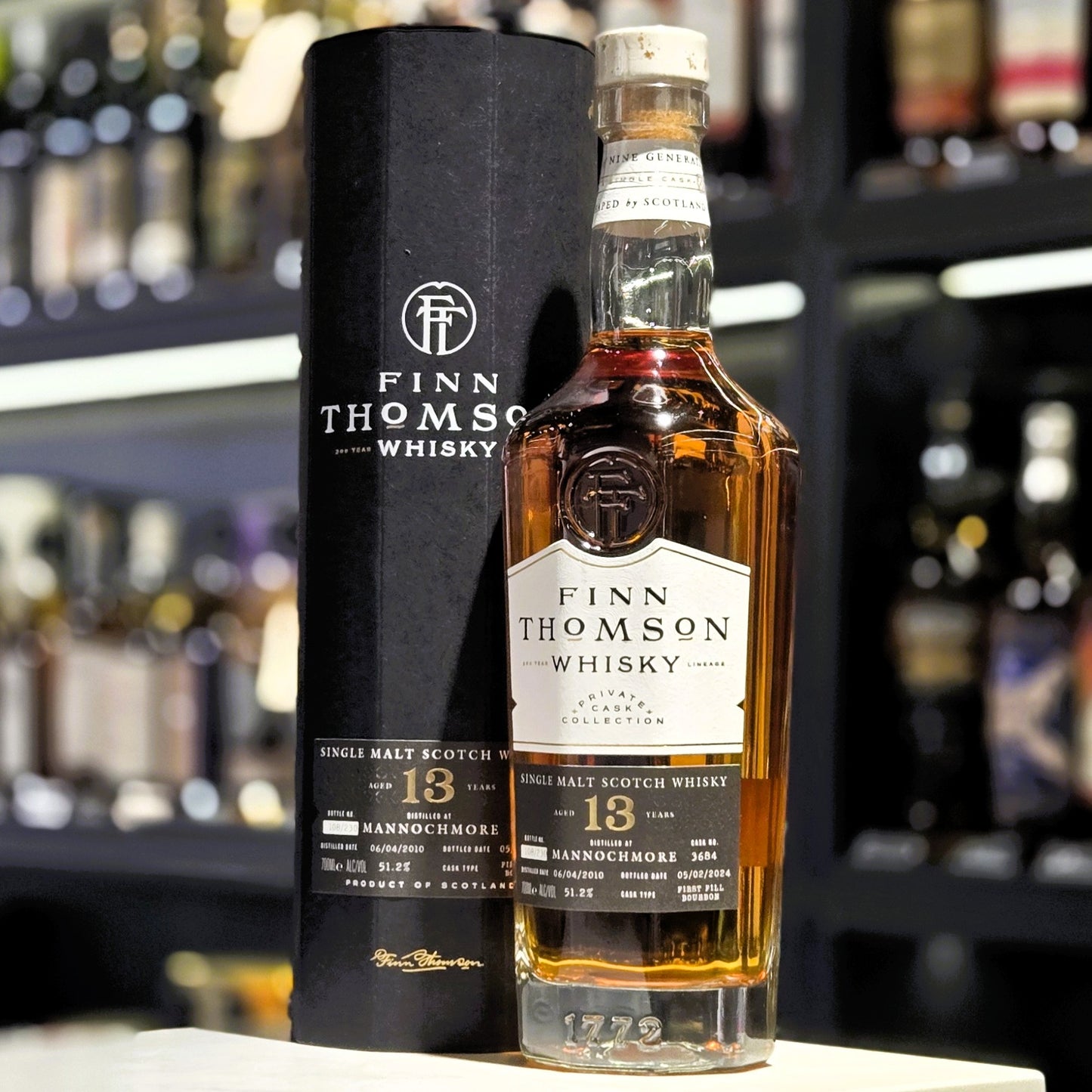 Finn Thomson Mannochmore 13 Year Old First Fill Bourbon Single Malt Scotch Whisky