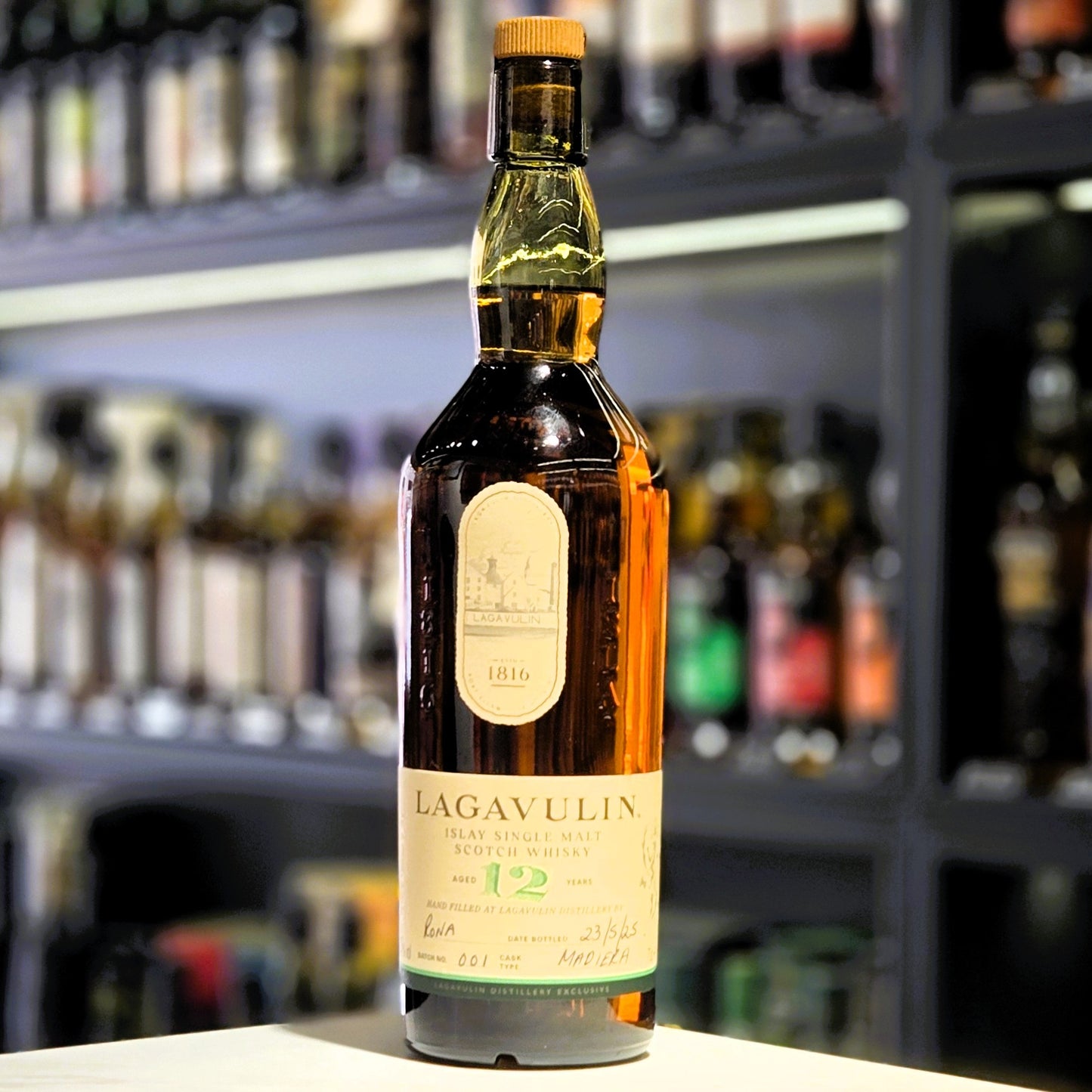 Lagavulin 12 Year Old Hand Filled Madiera Cask Single Malt Scotch Whisky