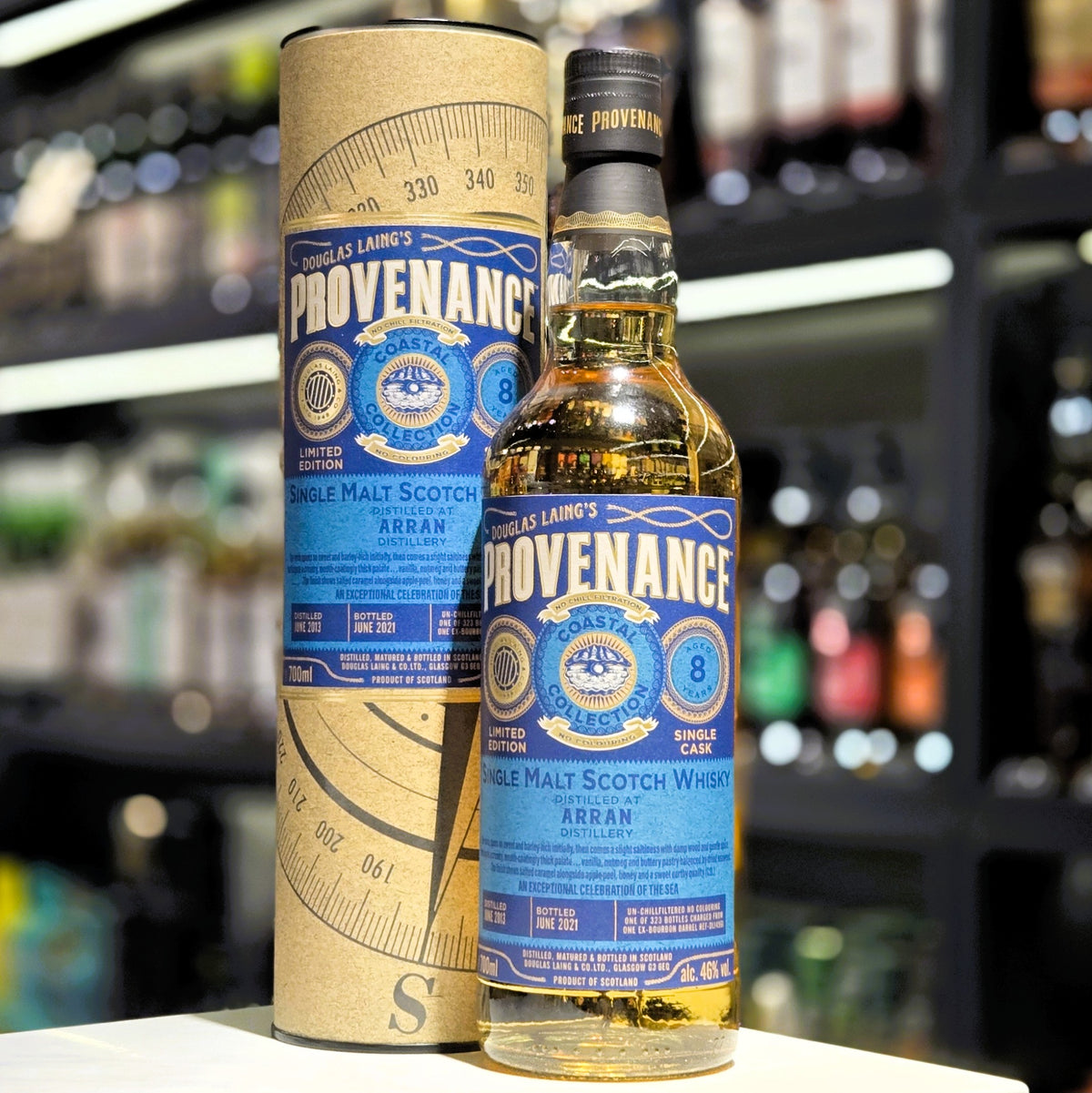 Douglas Laing's Provenance Arran 8 Year Old Single Malt Scotch Whisky