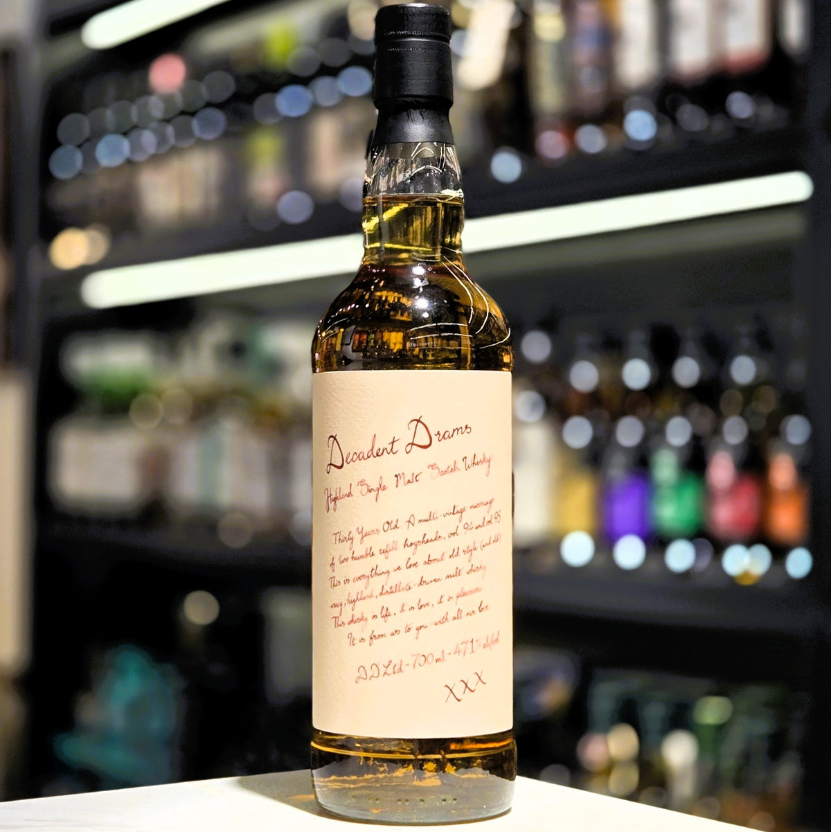 Decadent Drams 30 Year old Highland Single Malt Scotch Whisky