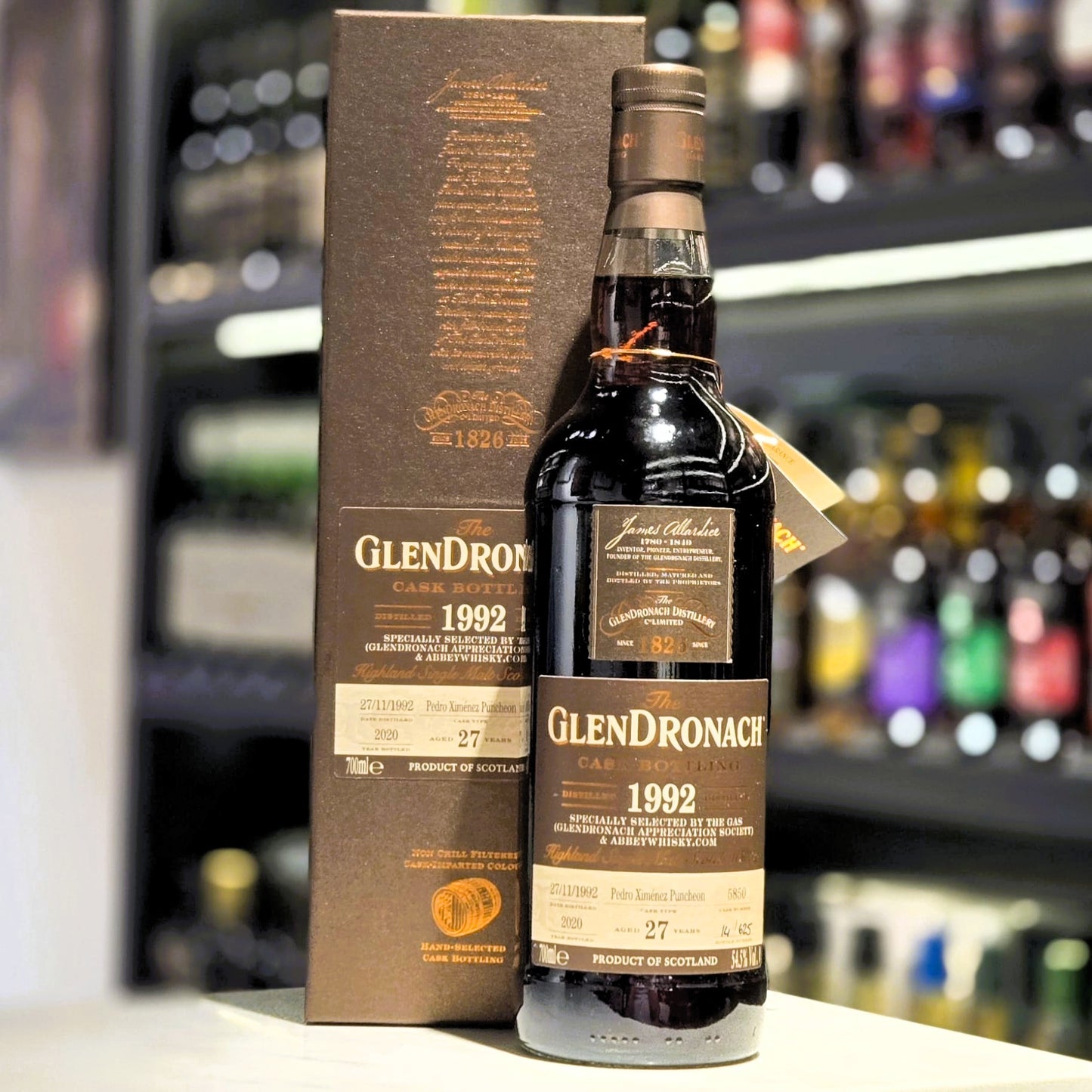 GlenDronach 27 Year Old 1992-2020 PX Puncheon (Cask #5850) Single Malt Scotch Whisky