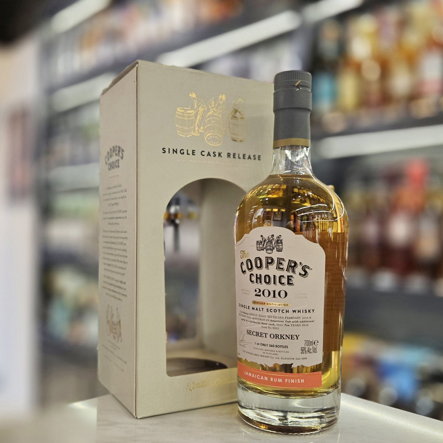 Cooper's Choice Secret Orkney (Highland Park) 10 Year Old Single Malt Scotch Whisky
