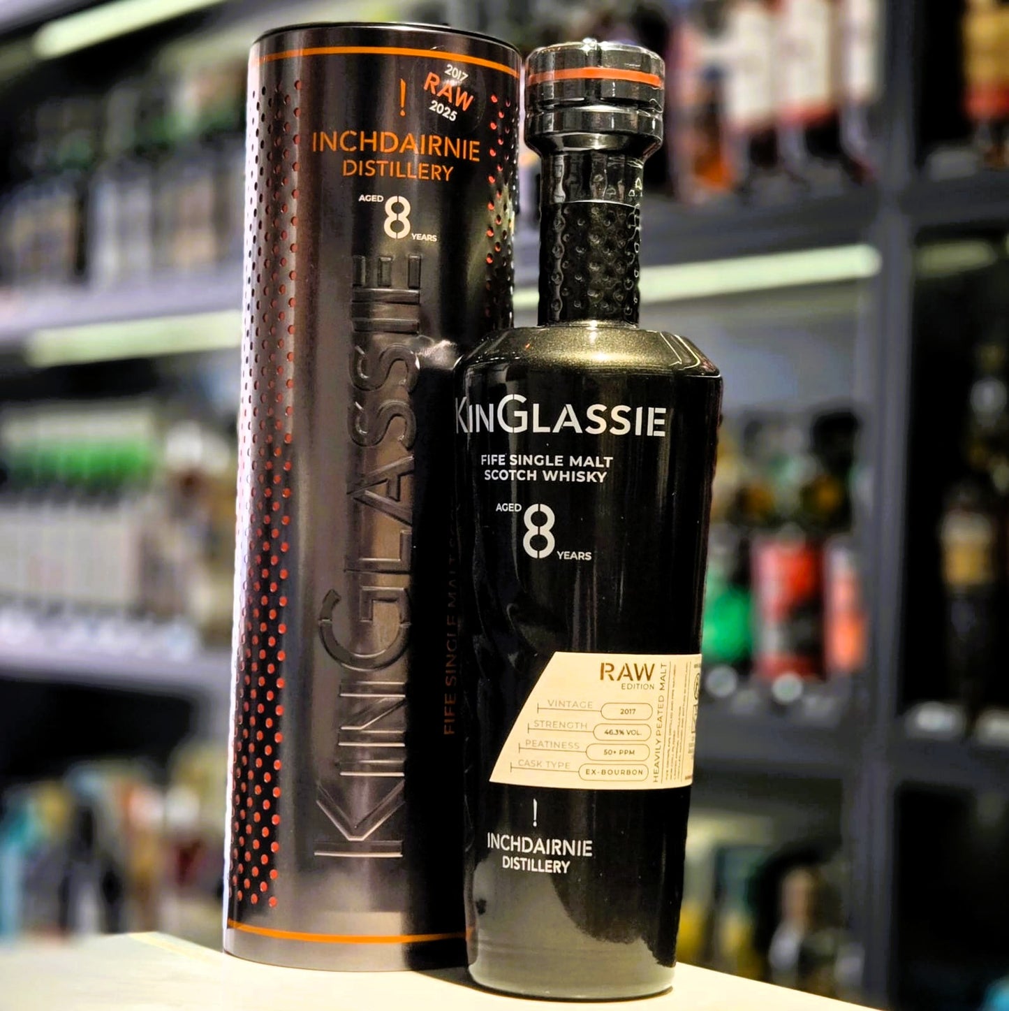 Inchdairnie Kinglassie RAW 8 Year Old Fife Single Malt Scotch Whisky