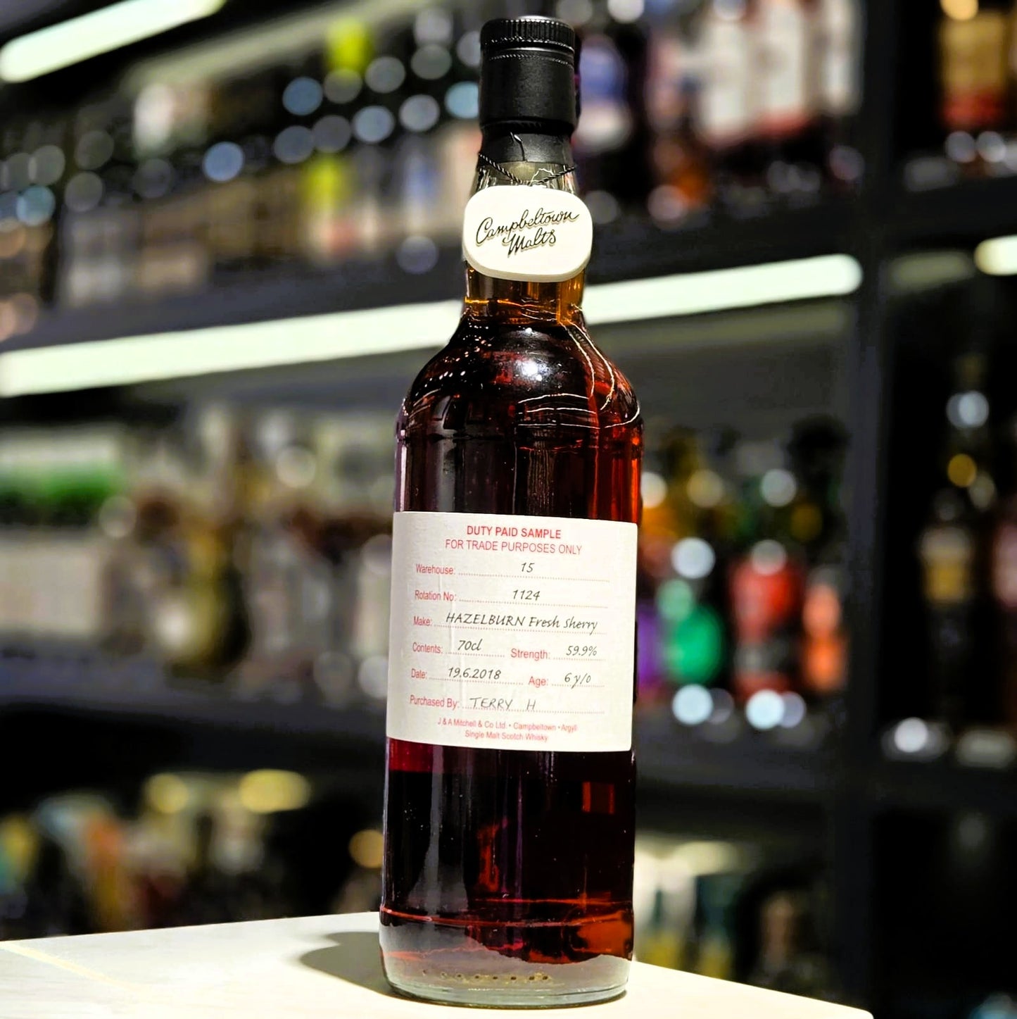 Hazelburn Fresh Sherry 6 Year Old (2018-2024) Single Malt Scotch Whisky