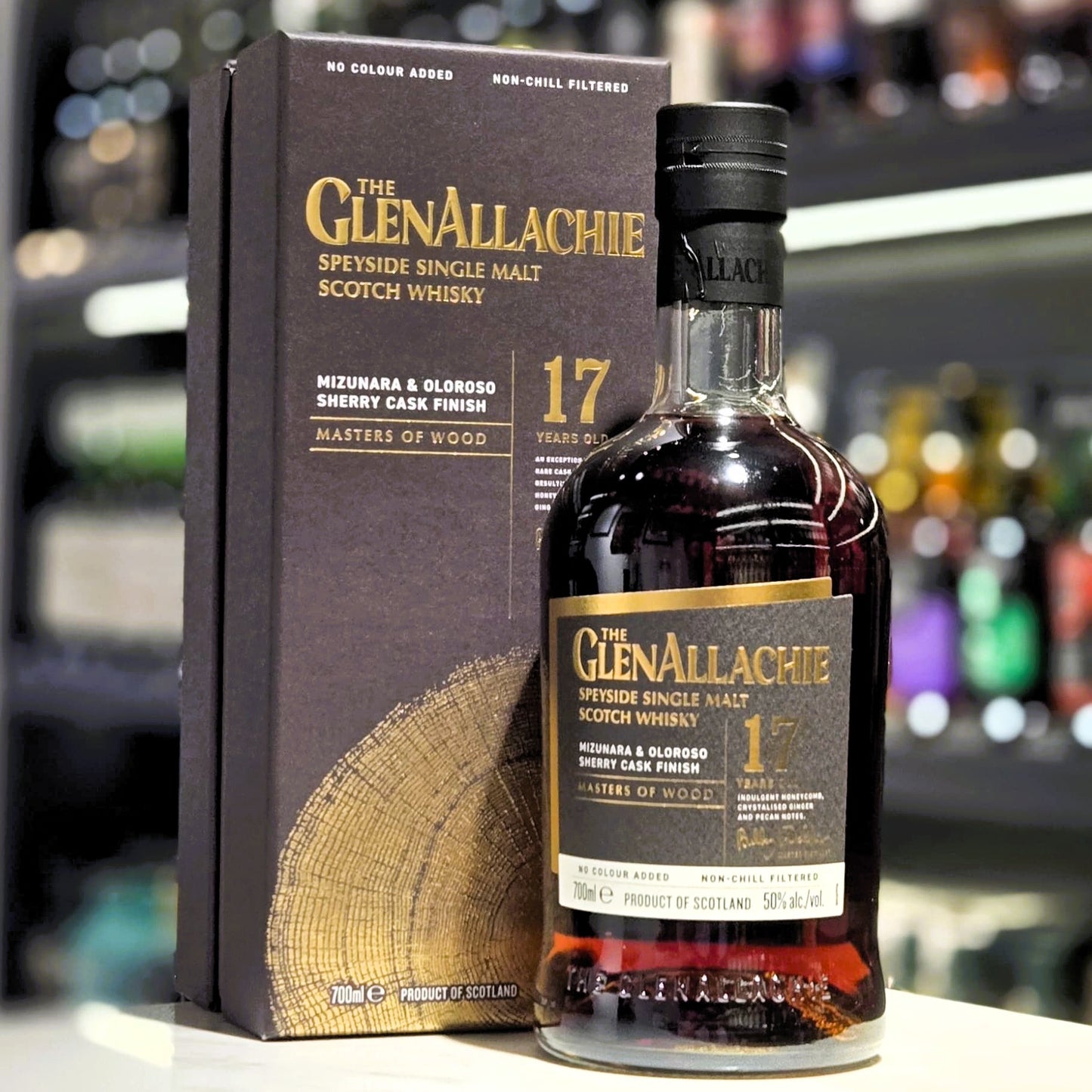 GlenAllachie 17 Year Old Mizunara & Oloroso Sherry Cask Finish Single Malt Scotch Whisky