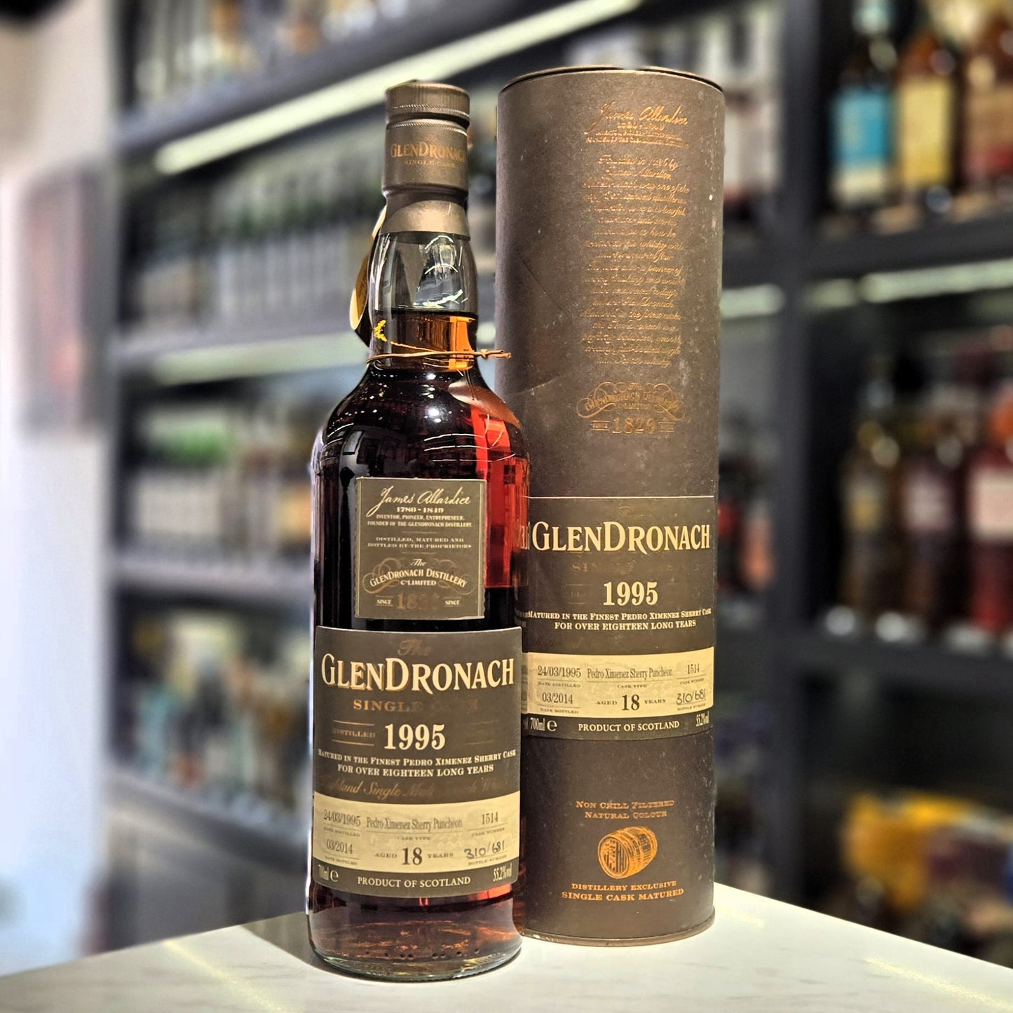 GlenDronach 18 Year Old 1995-2014 PX Sherry Puncheon (Cask #1514) Single Malt Scotch Whisky