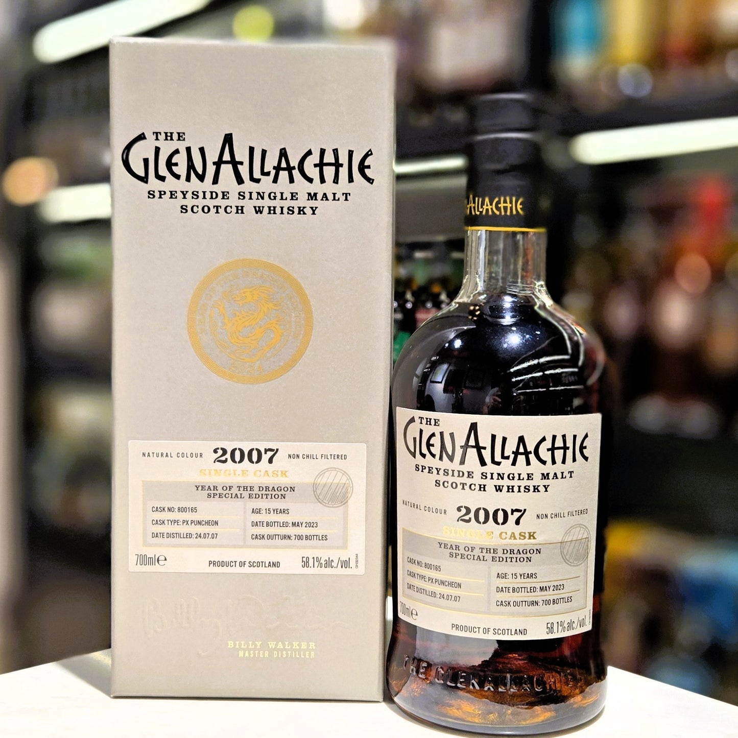 Glenallachie 15 Year Old Single Cask Year of the Dragon Edition 2007-2023 PX Puncheon (Cask #800165)