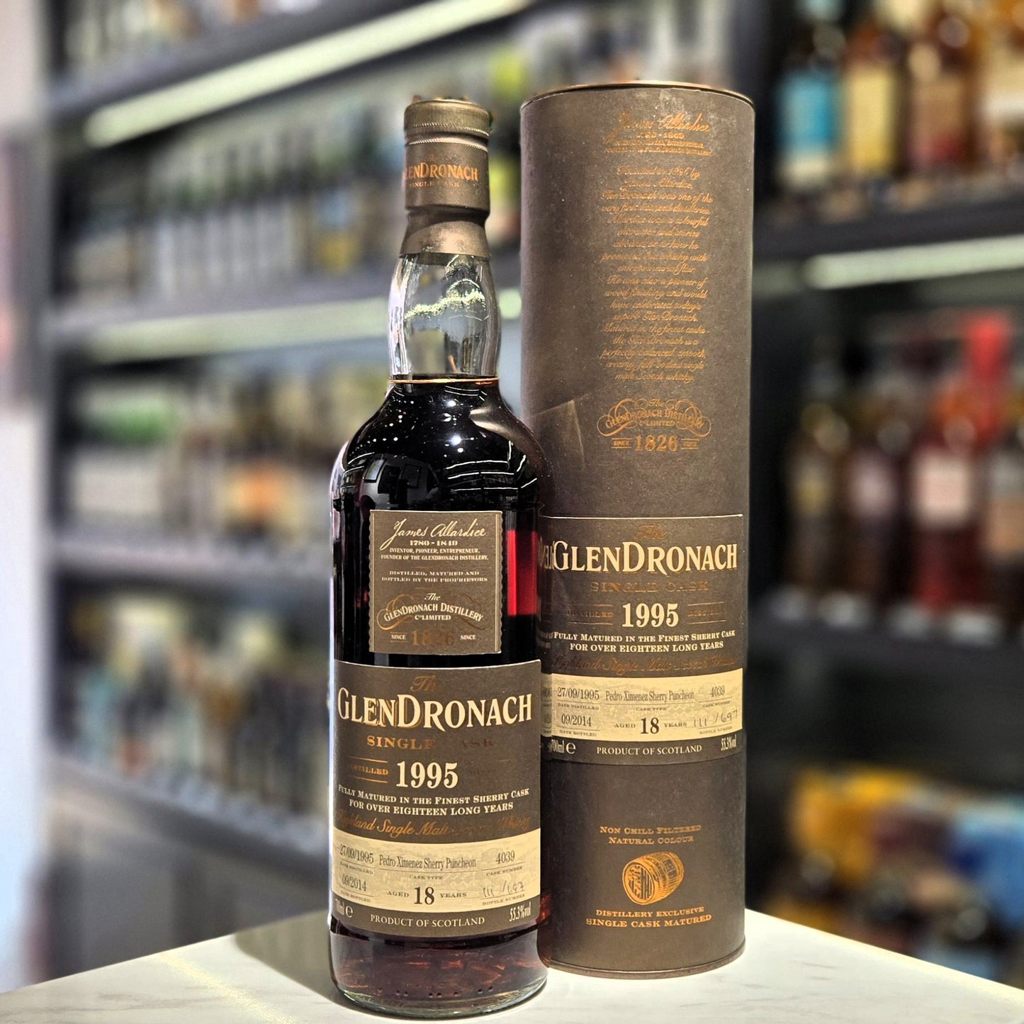 GlenDronach 19 Year Old 1995-2015 PX Sherry Puncheon (Cask #3232) Single Malt Scotch Whisky