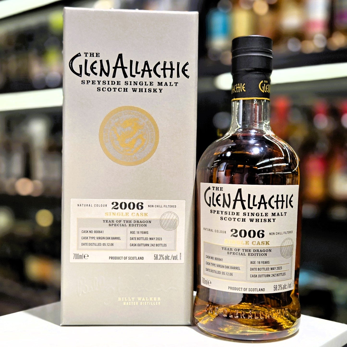 Glenallachie 16 Year Old Single Cask Year of the Dragon Edition 2006-2023 Virgin Oak Barrel (Cask #800641)