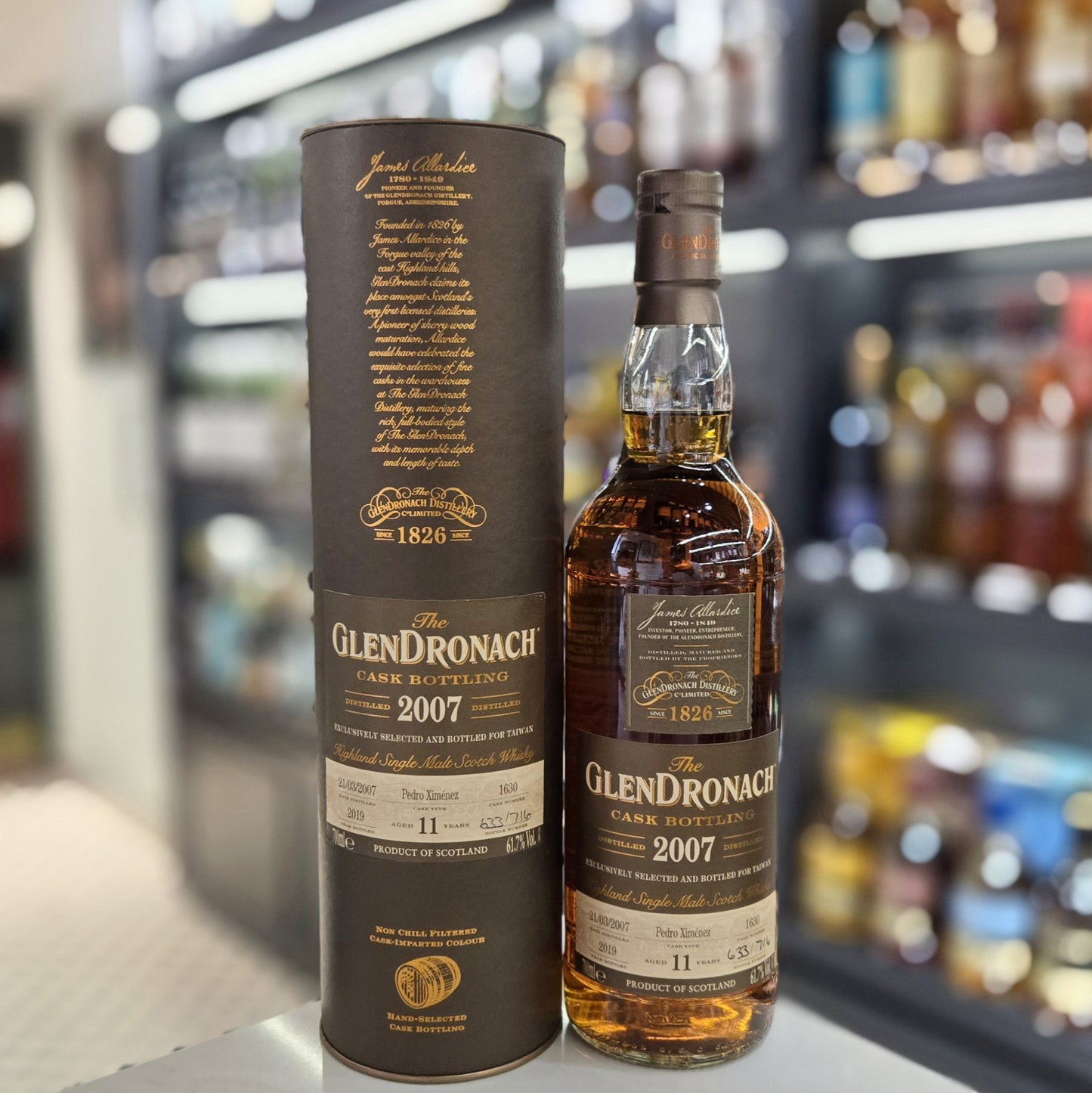 GlenDronach 11 Year Old 2007-2019 Pedro Ximenez (Cask #1630) Single Malt Scotch Whisky