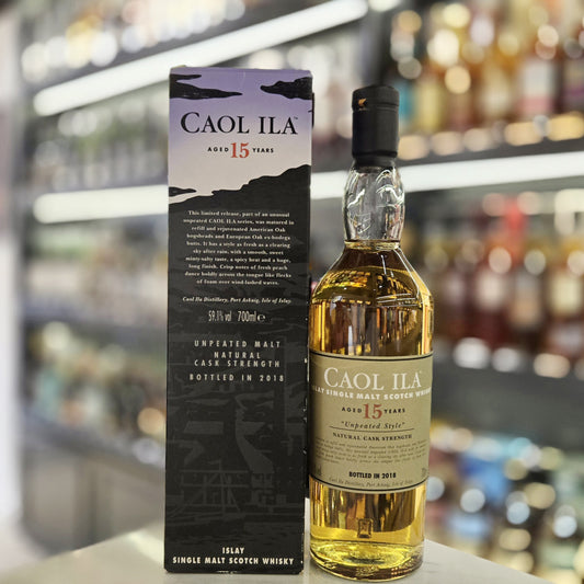 Caol Ila 15 Year Old Unpeated Cask Strength Single Malt Scotch Whisky