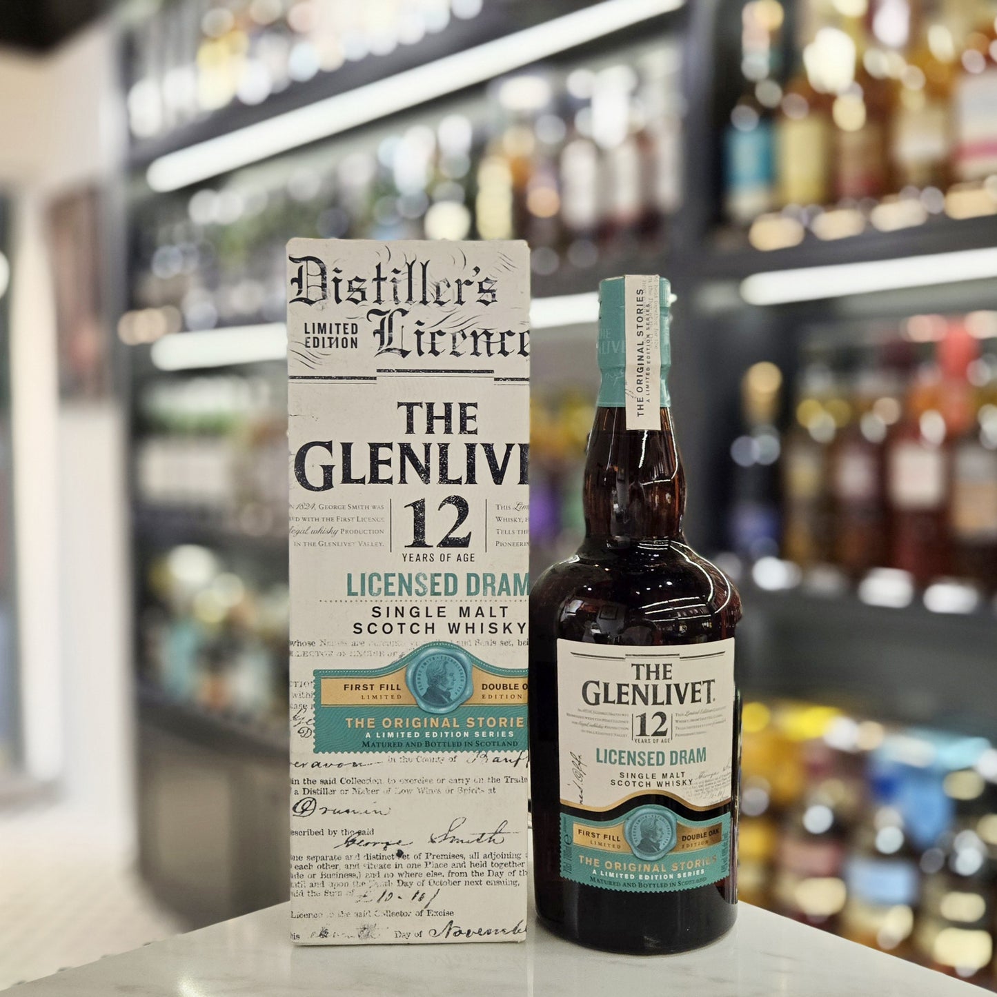 Glenlivet 12 Year Old Licensed Dram Single Malt Scotch Whisky