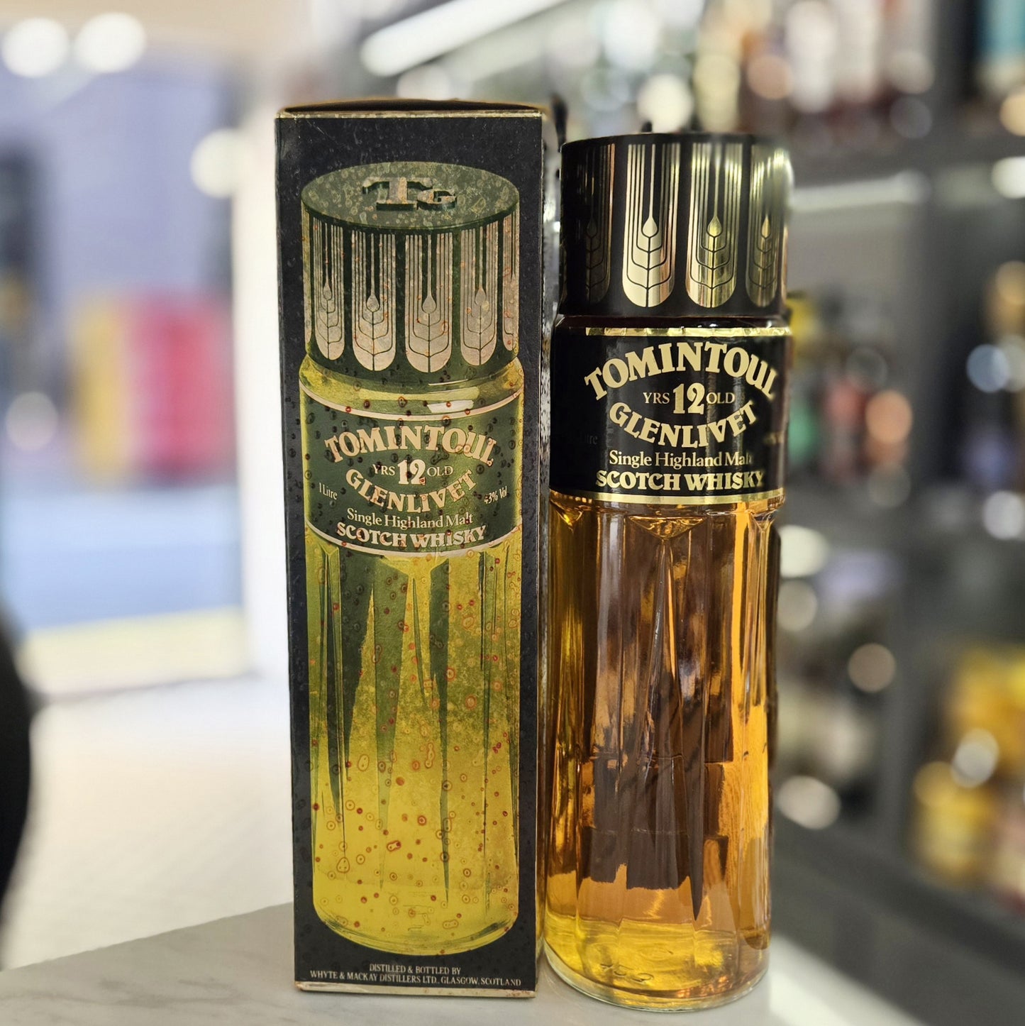 Tomintoul-Glenlivet 12 Year Old (1980's) Single Malt Scotch Whisky (1L)