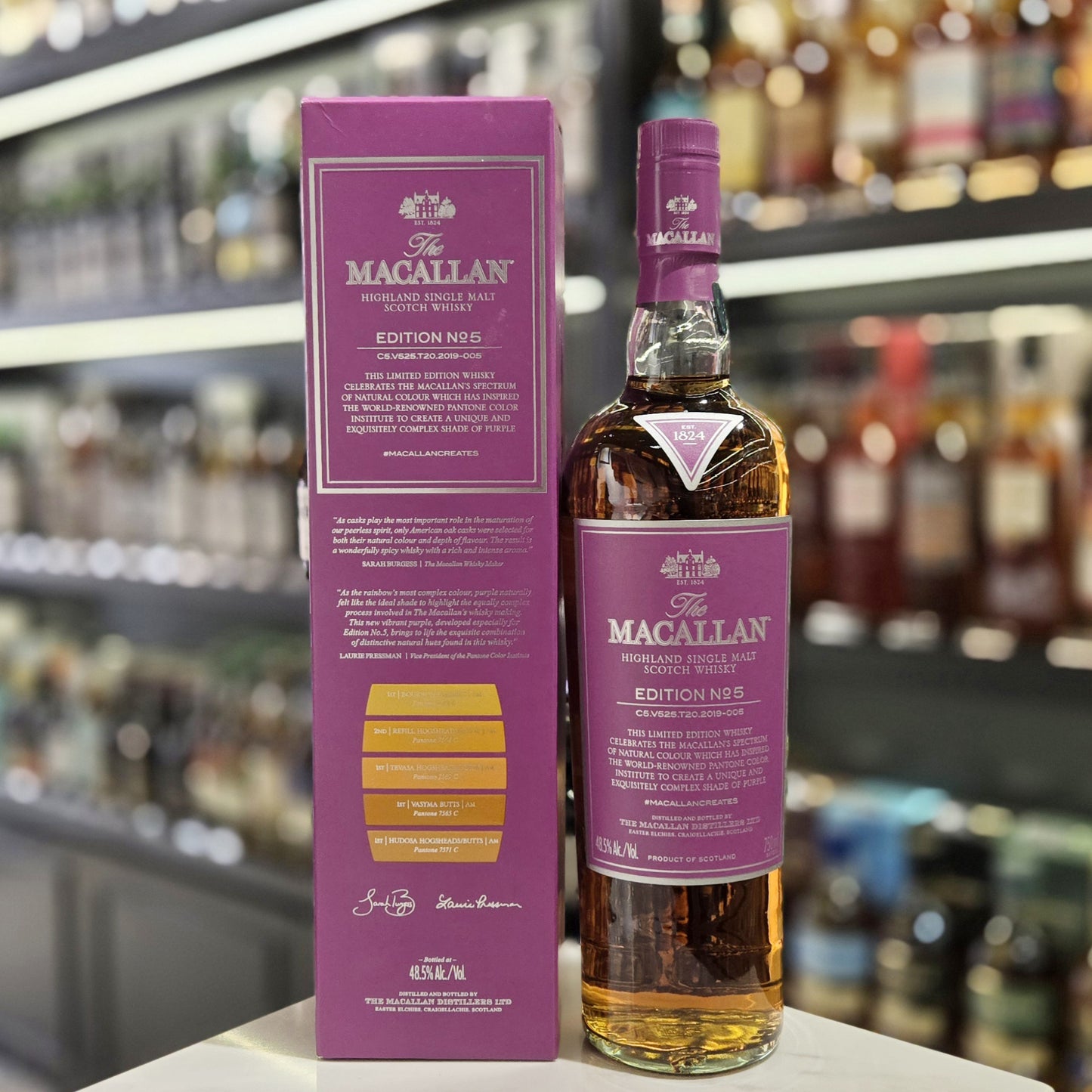 Macallan Edition No.5 Single Malt Scotch Whisky (750ml)