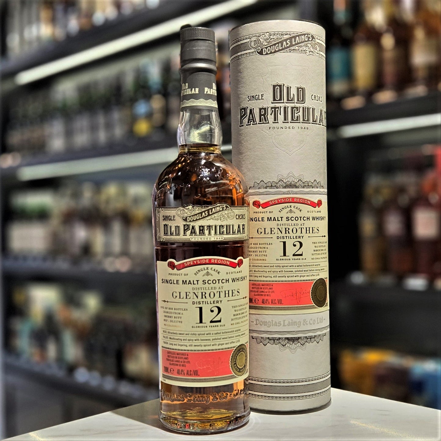Old Particular Glenrothes 12 Year Old Single Malt Scotch Whisky