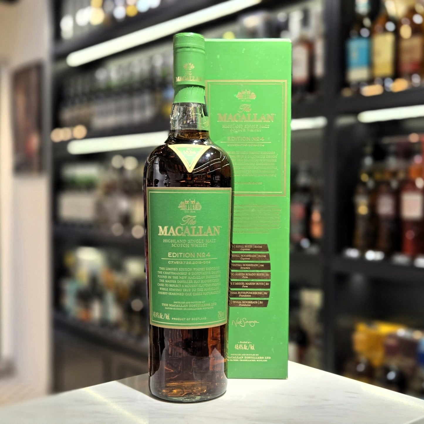 Macallan Edition No.4 Single Malt Scotch Whisky (750ml)