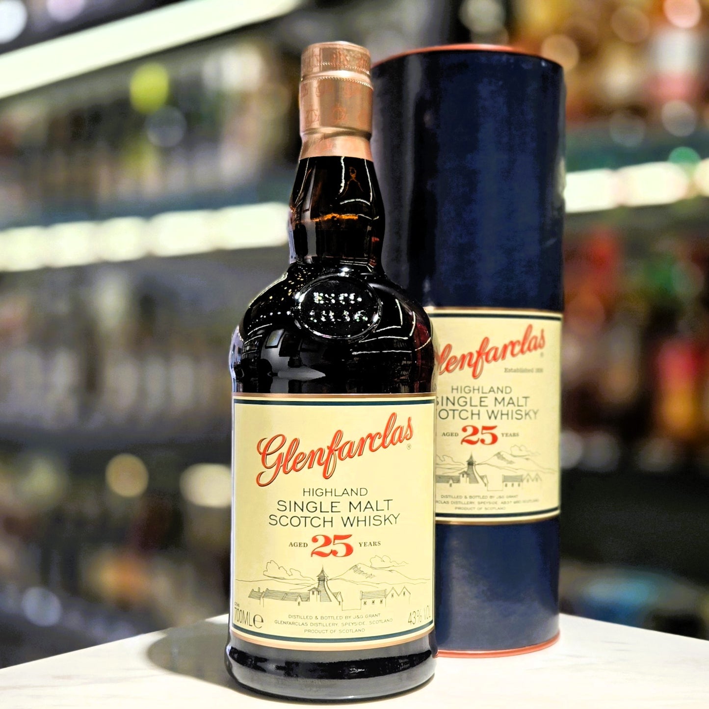 Glenfarclas 25 Year Old Single Malt Scotch Whisky (Gift Box)