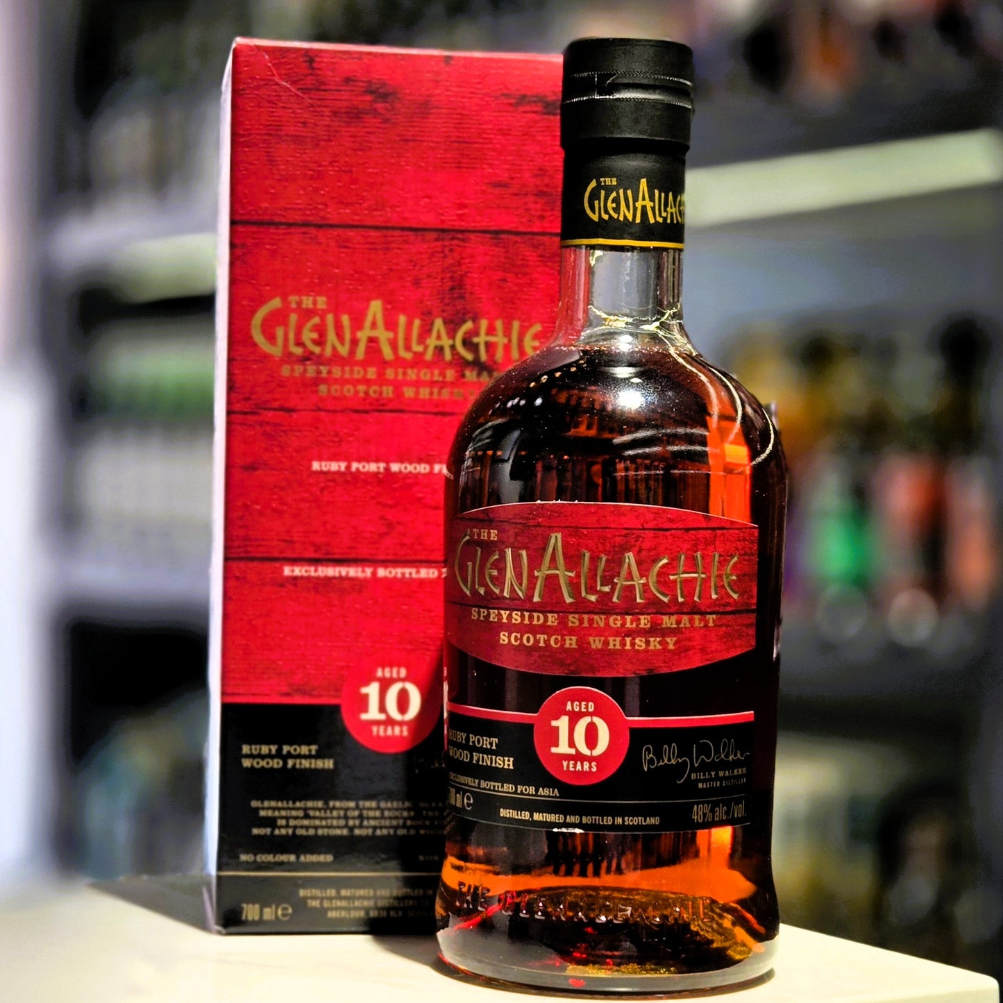 GlenAllachie 10 Year Old Ruby Port Finish (Asia Exclusive) Single Malt Scotch Whisky