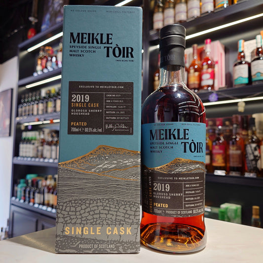 Meikle Toir Single Cask 2019 #8729 Speyside Peated Single Malt Whisky